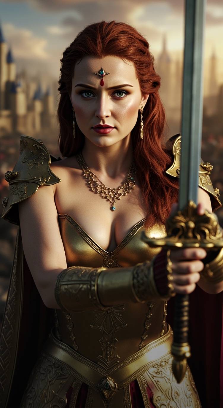 ai character: Captain Adela  background