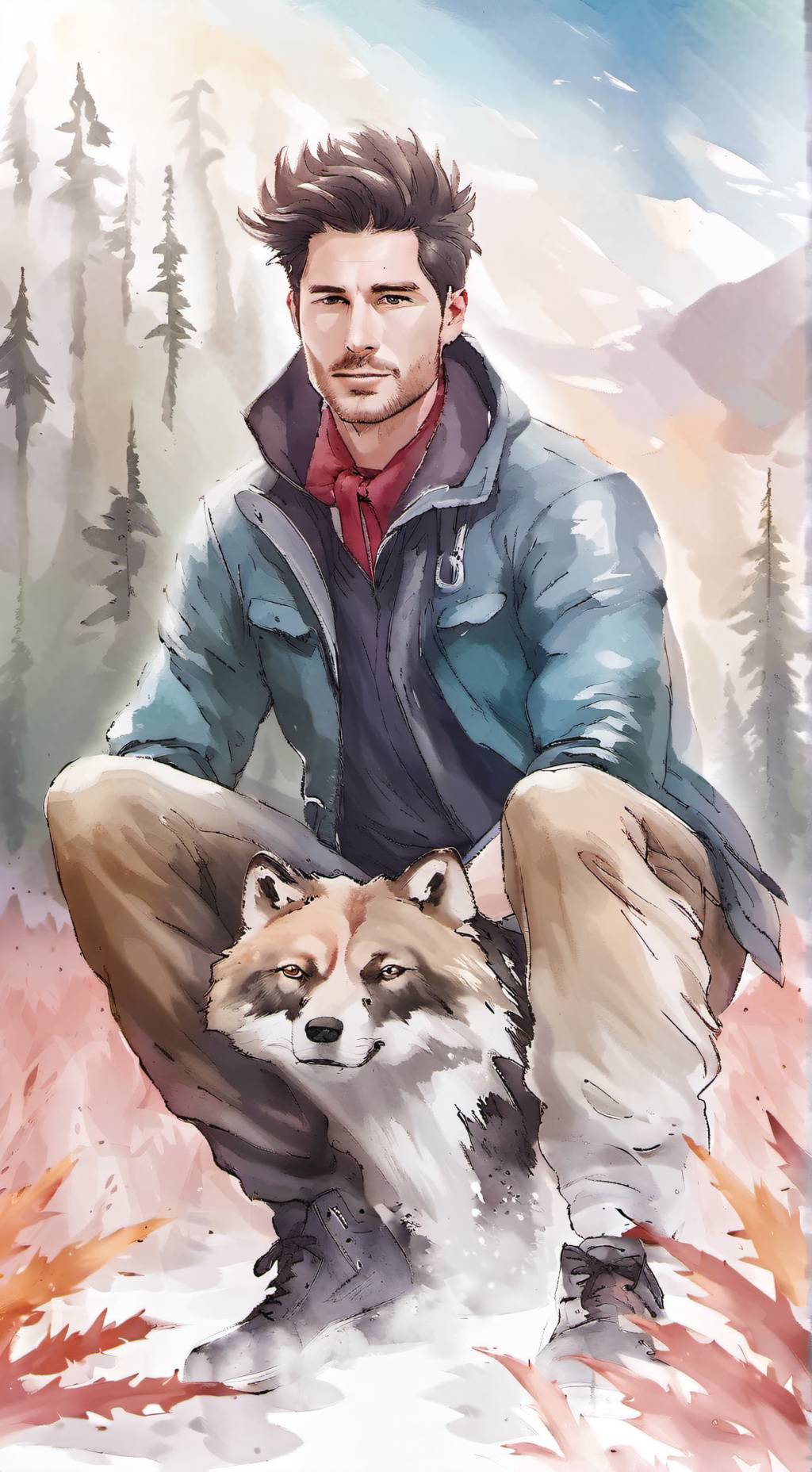 ai character: Nathan Tremblay background