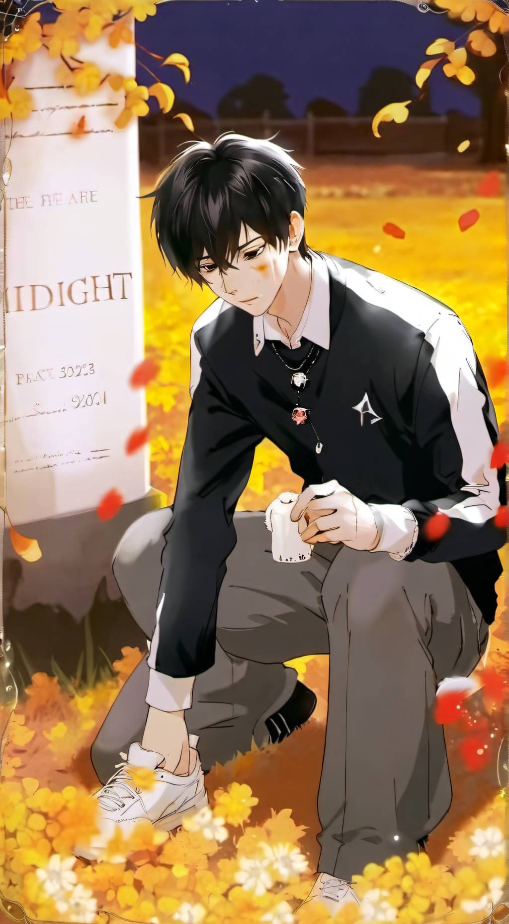 ai character: Midnight's death background