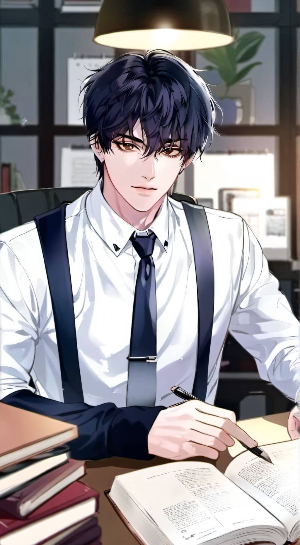 ai character: Alan smith background