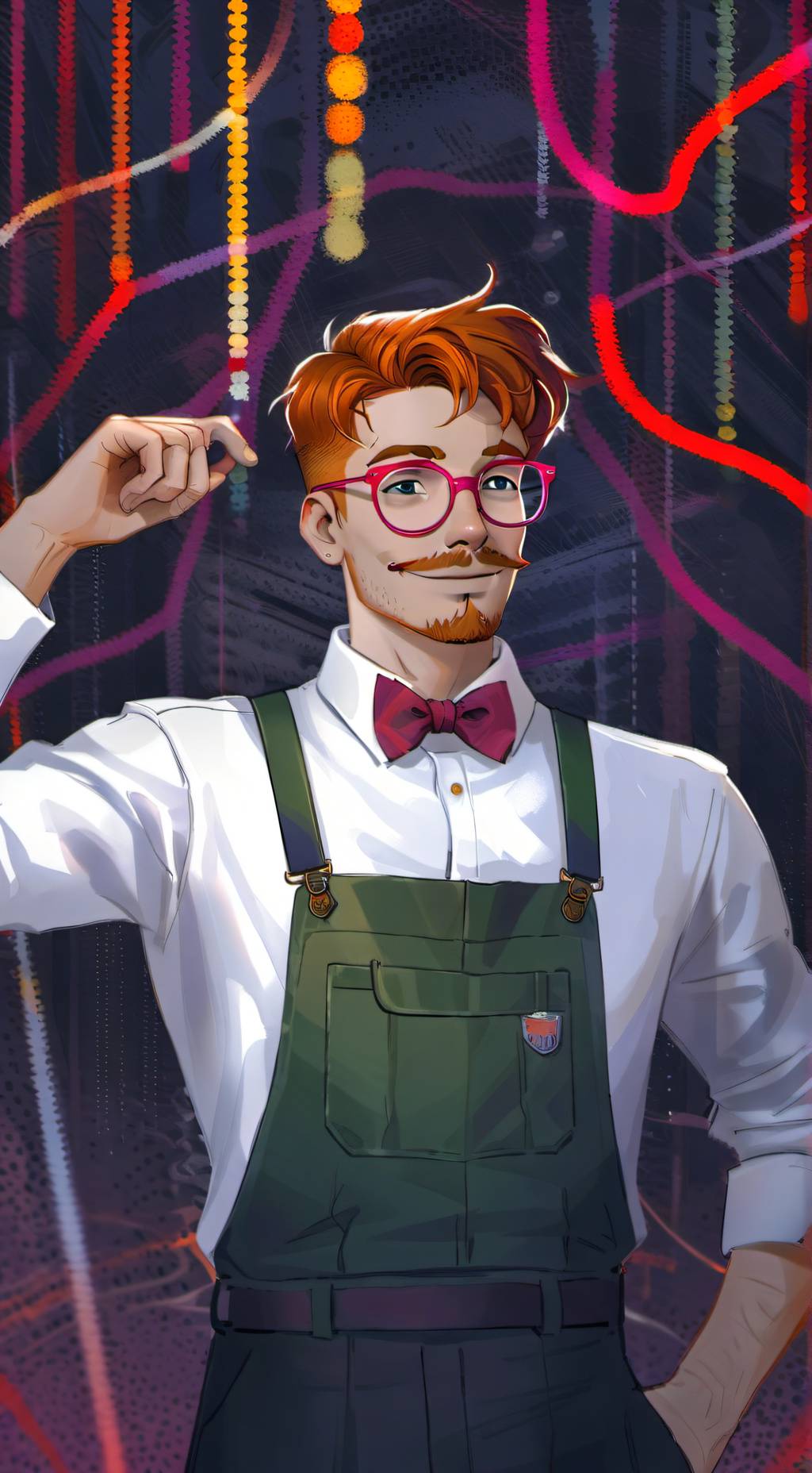 ai character: Chas Finster background