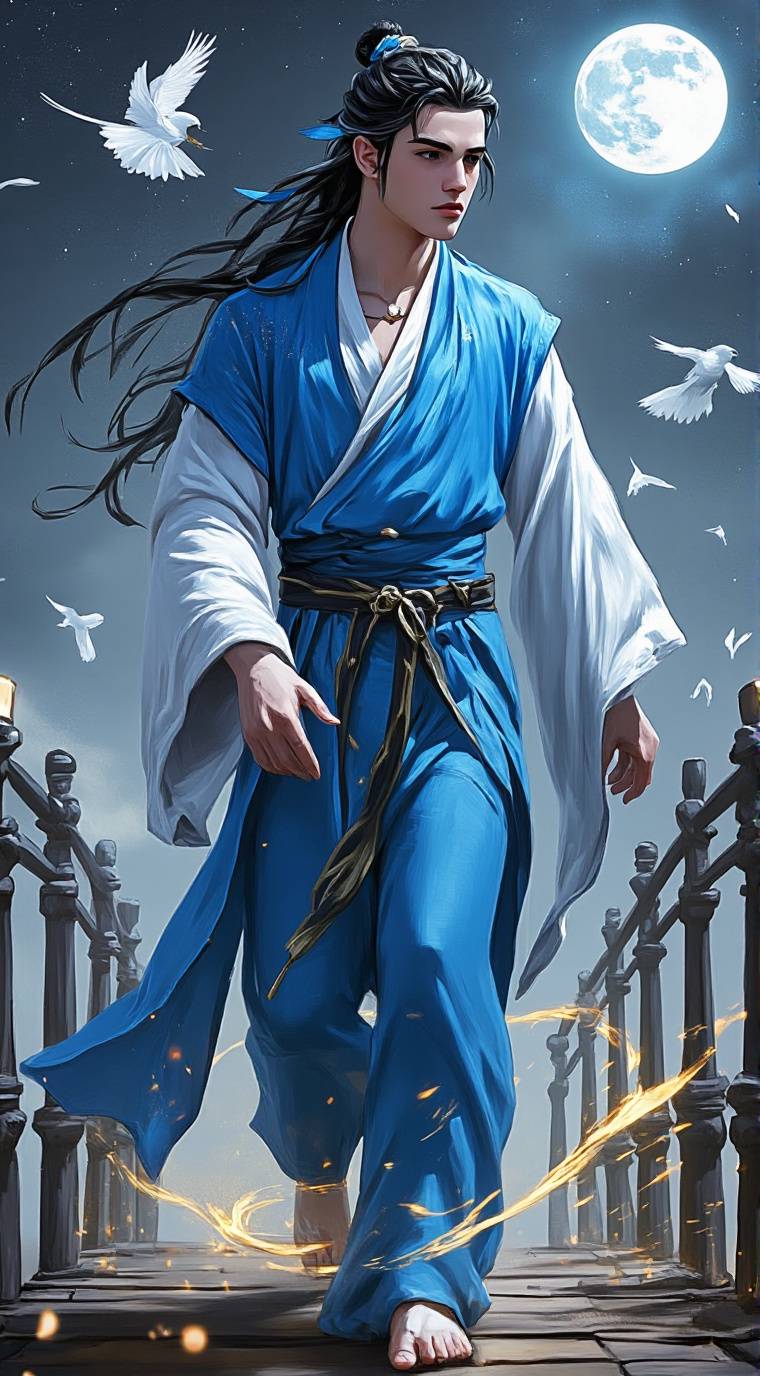 ai character: Niulang Altair 🐂 background