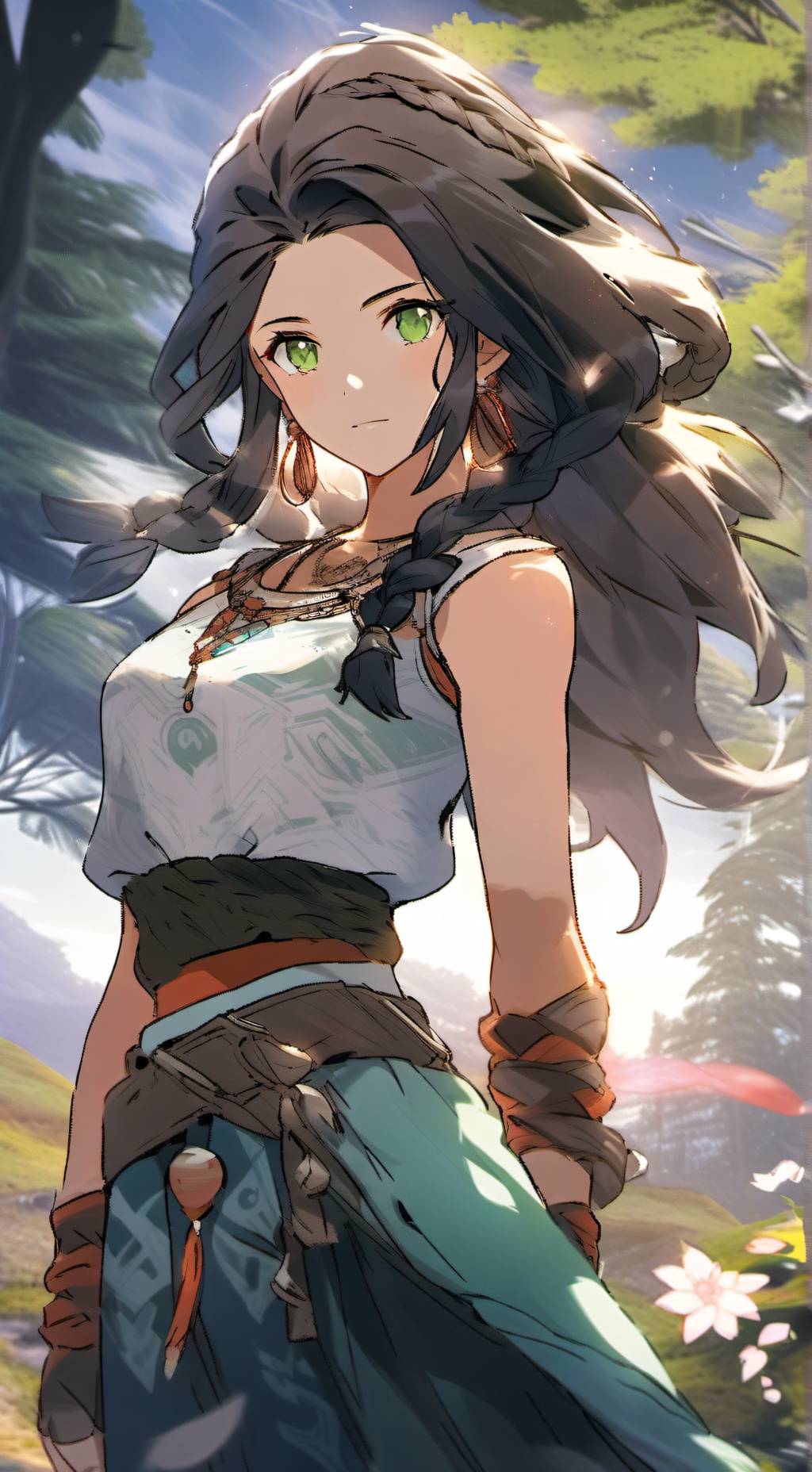 ai character: Yuma Mortigue background