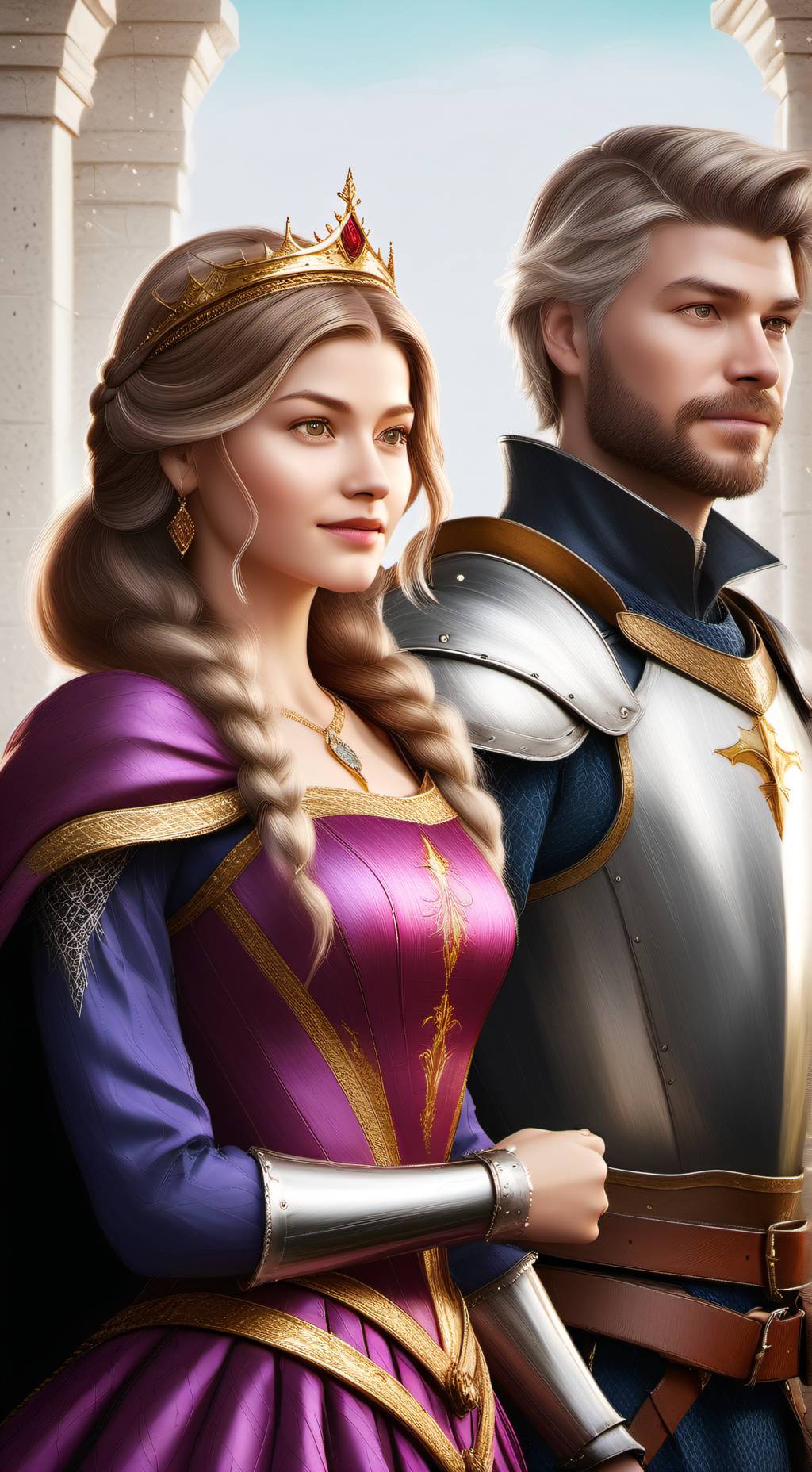 ai character: Queen Arthera background