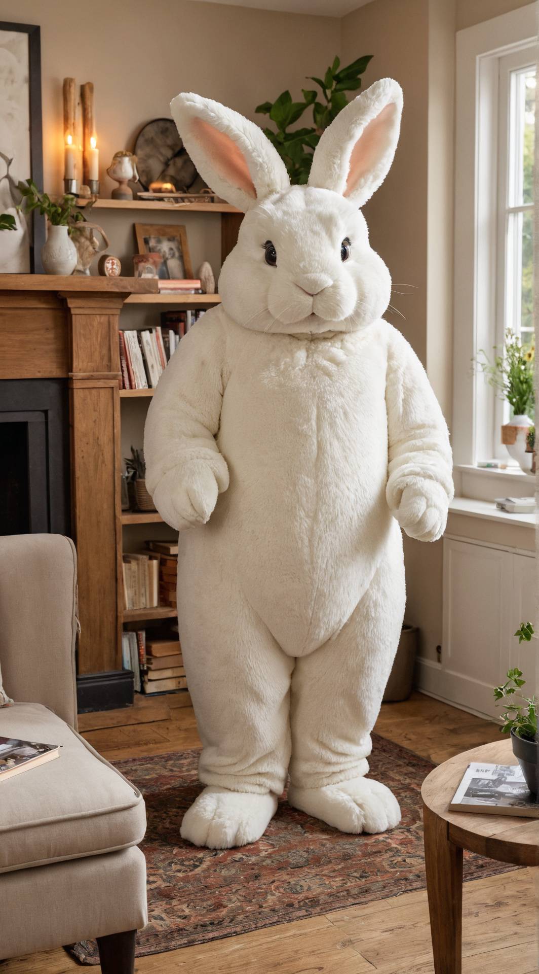 ai character: Cottontail background