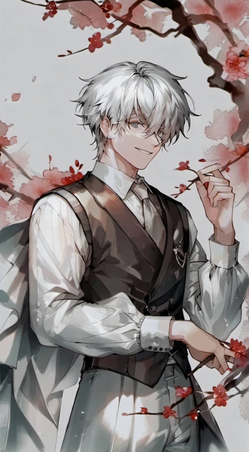 ai character: Saturo Gojo❄️ background