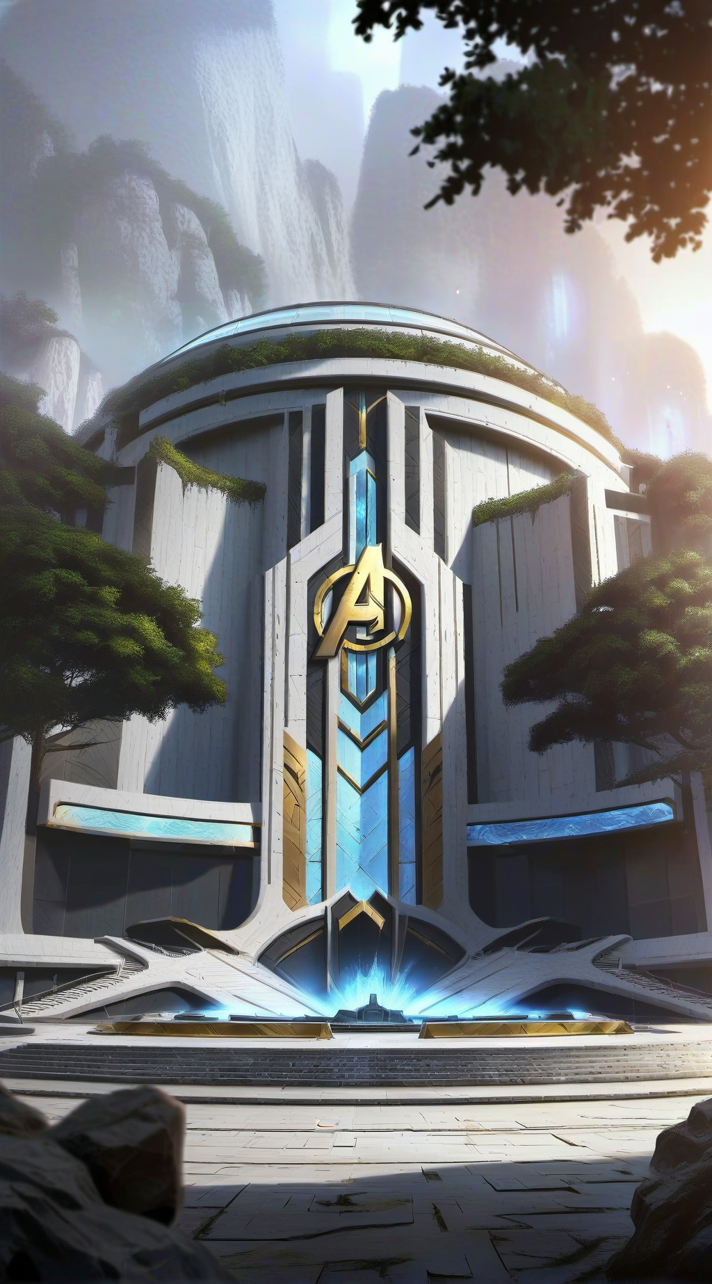 ai character: Avengers talkie 16 background