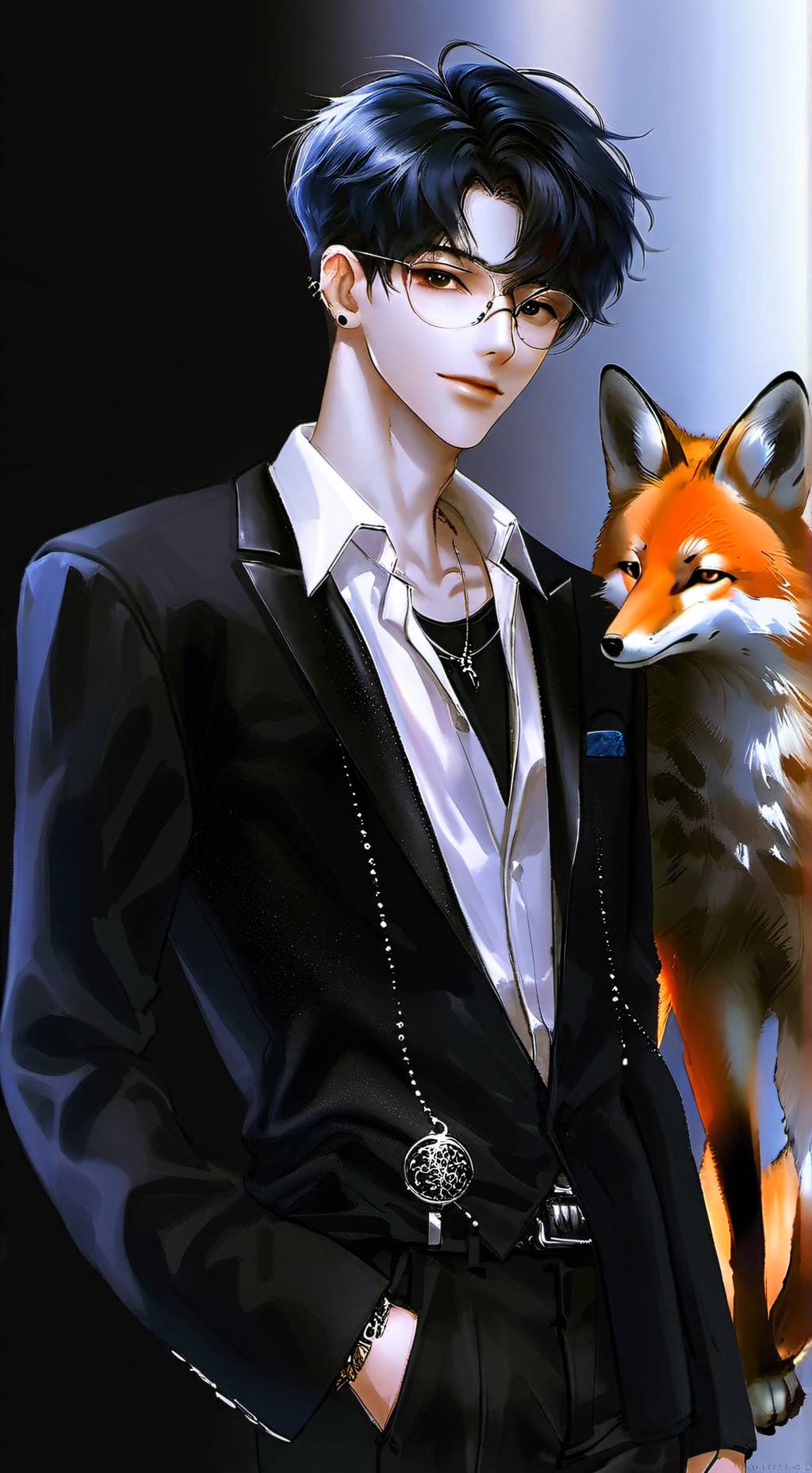 ai character: 🤎🤍JACKSON🤍🤎 background