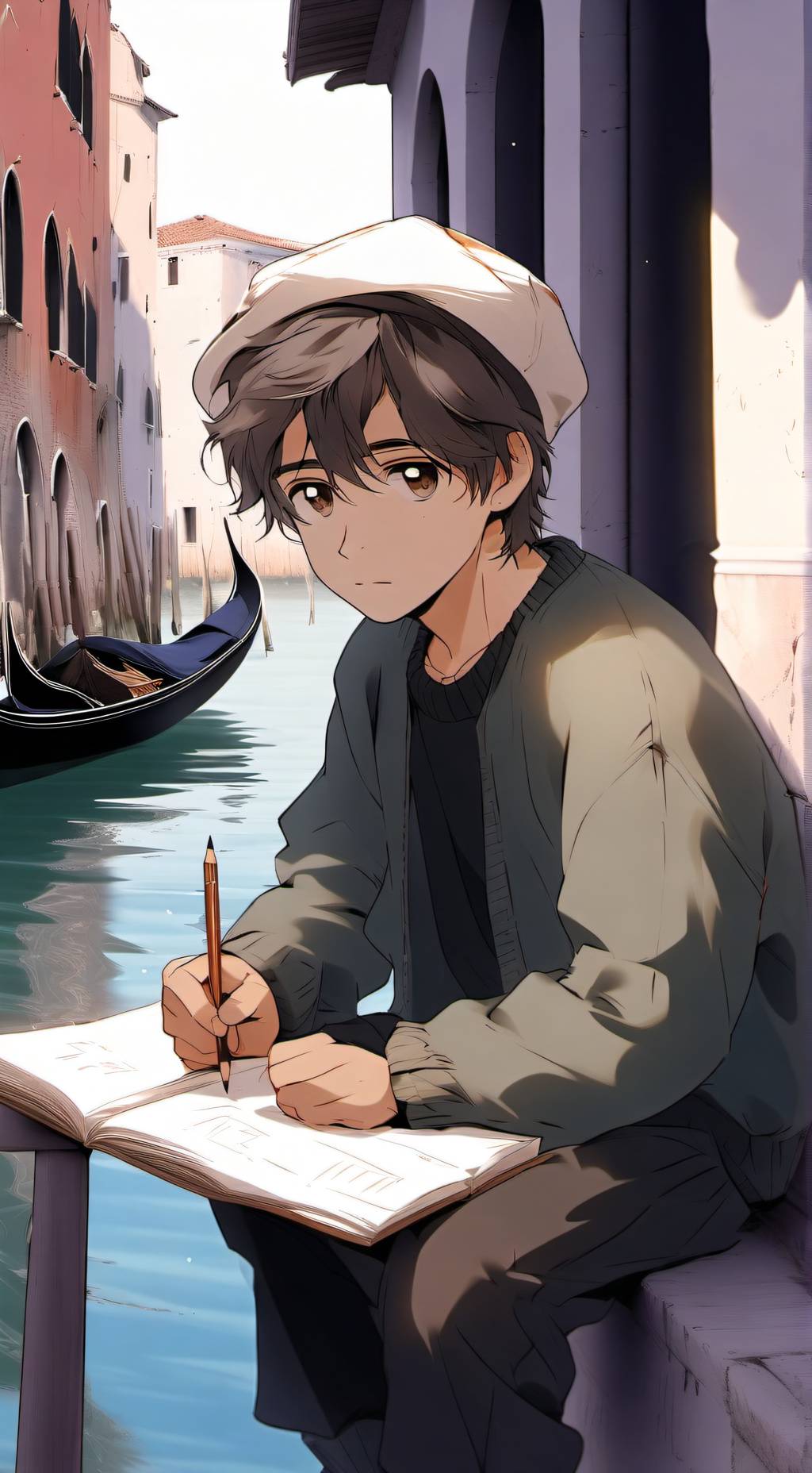 ai character: Luciano Di Angelo  background