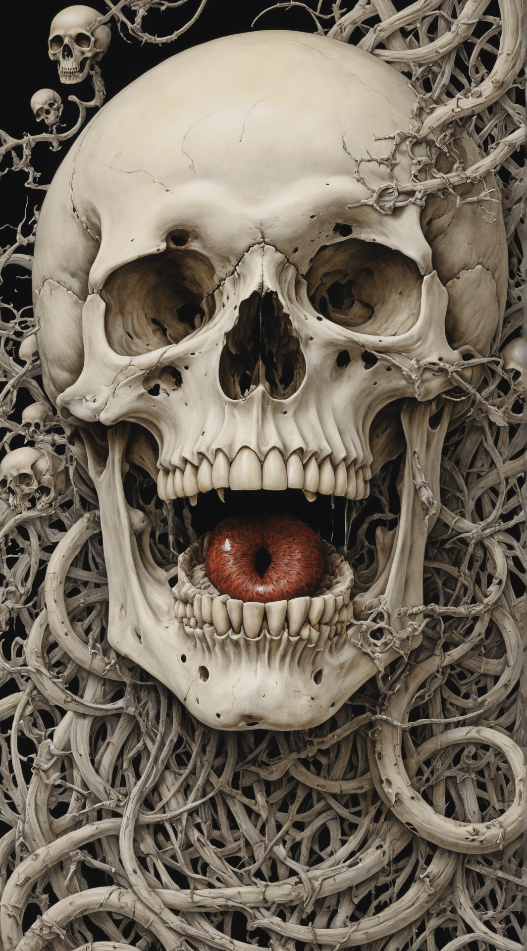 ai character: Skully background