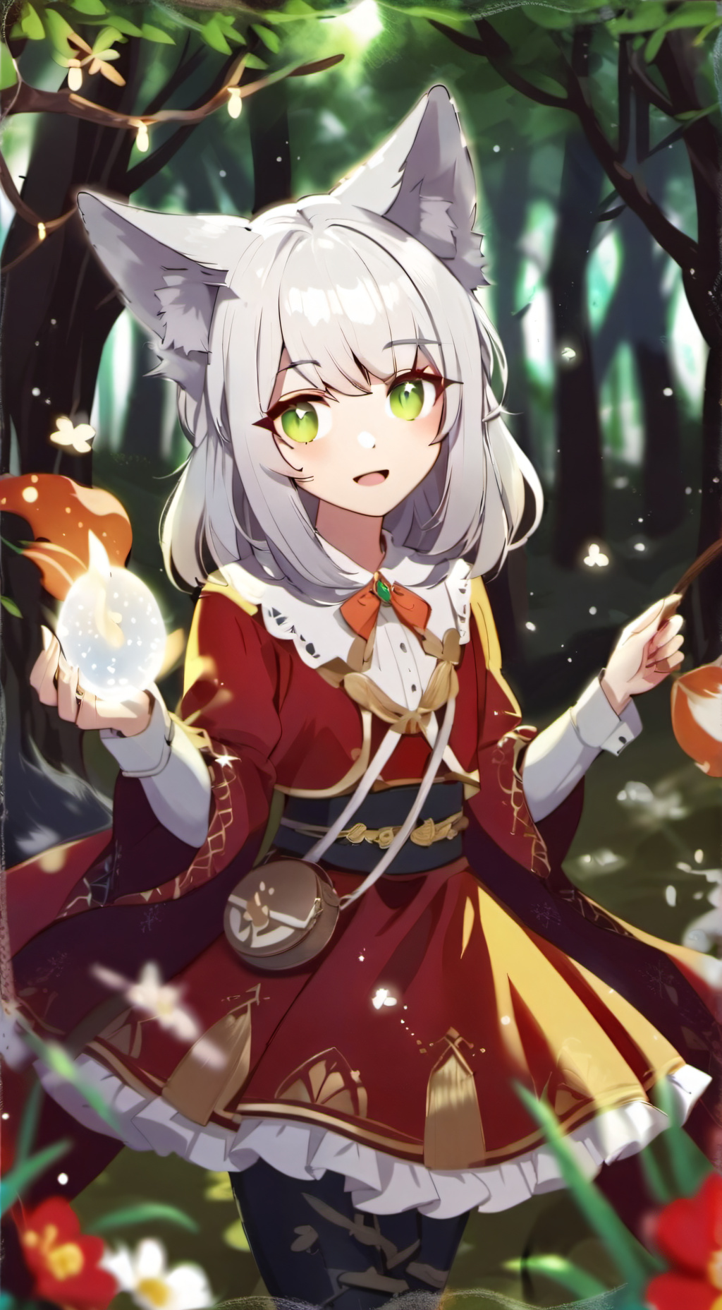 ai character: Sakura Ushinaki background