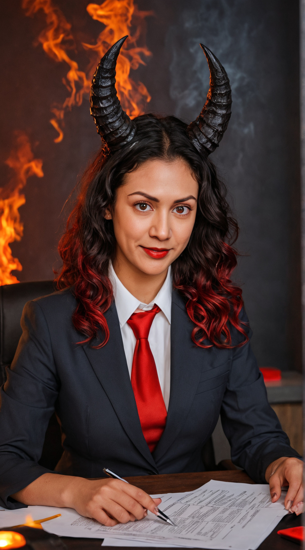 ai character: Hell Interview background