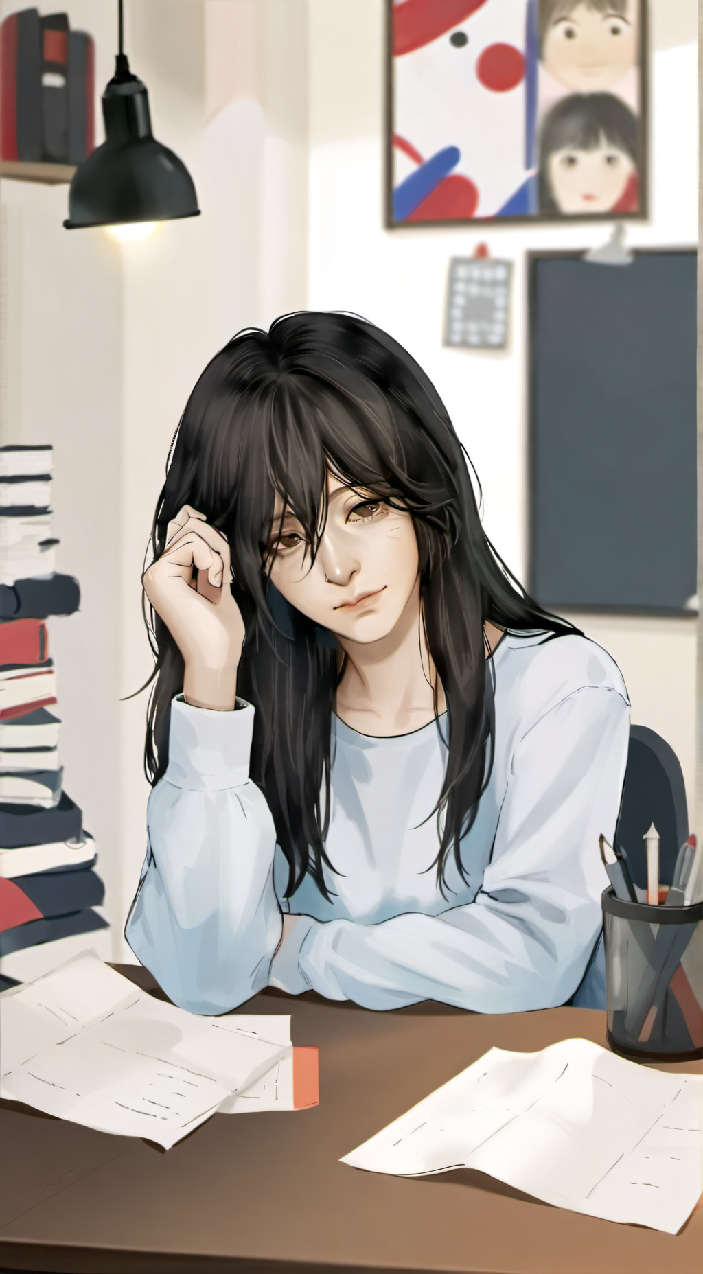 ai character: Florecia  background