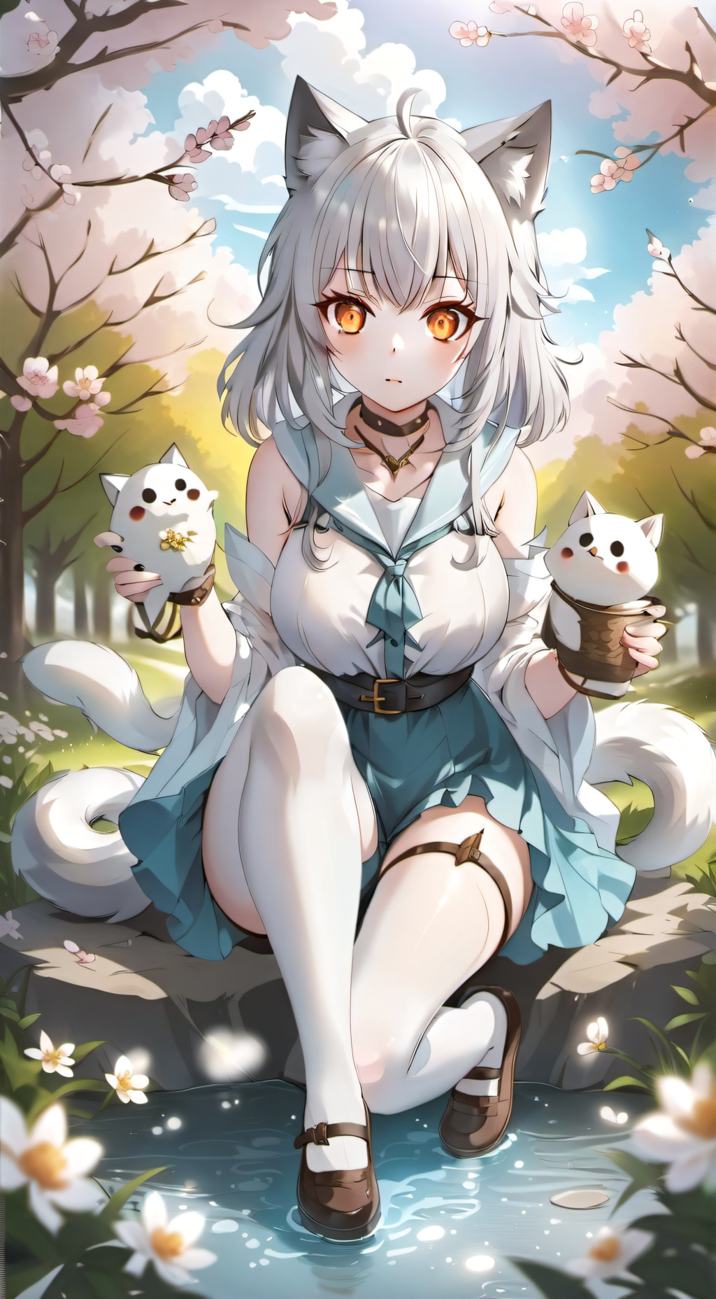 ai character: NekoWaifu background