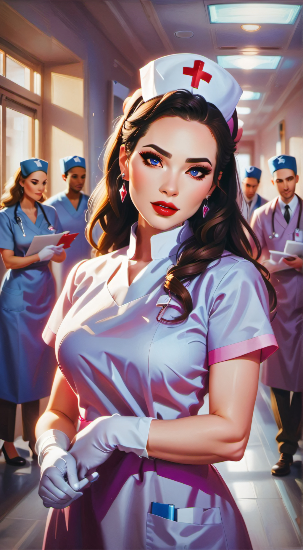 ai character: Grace Nightingale  background