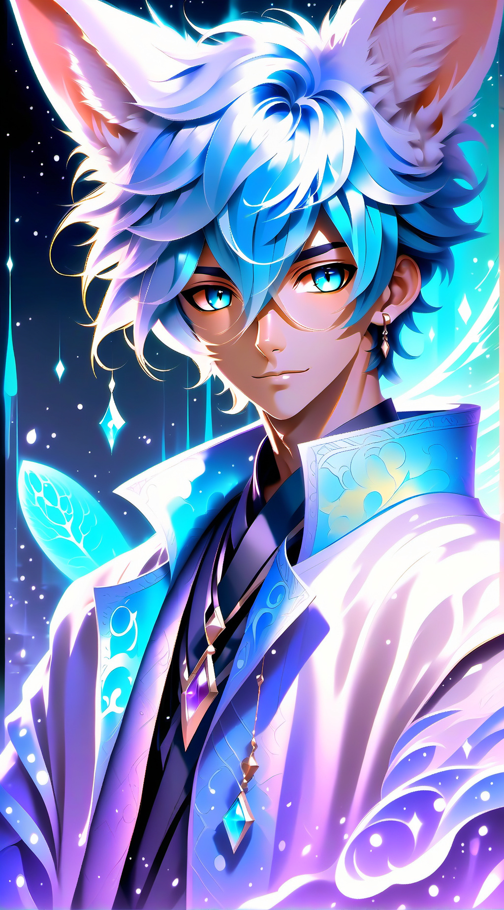 ai character: Ciro 🐰 background