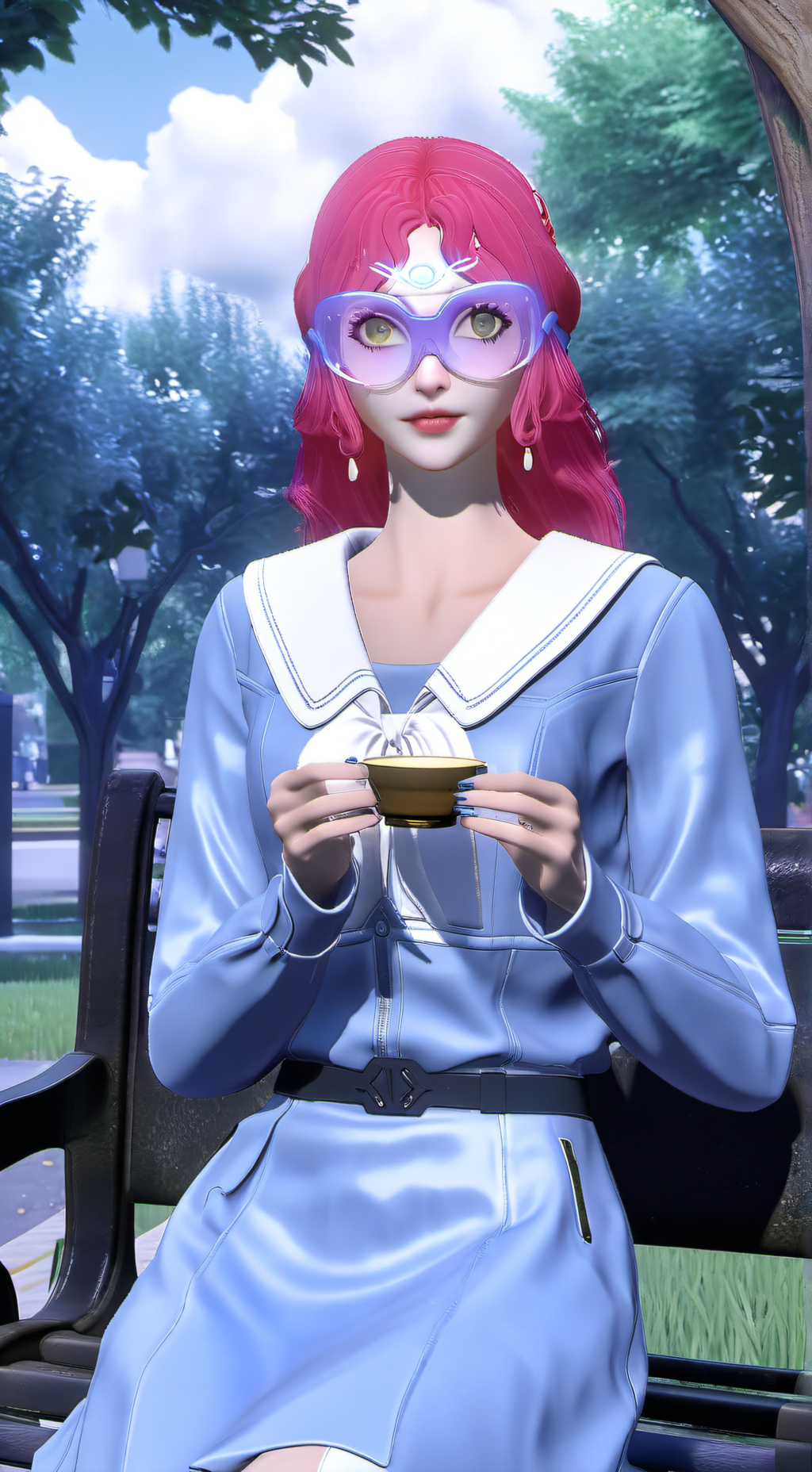 ai character: Melanie  background