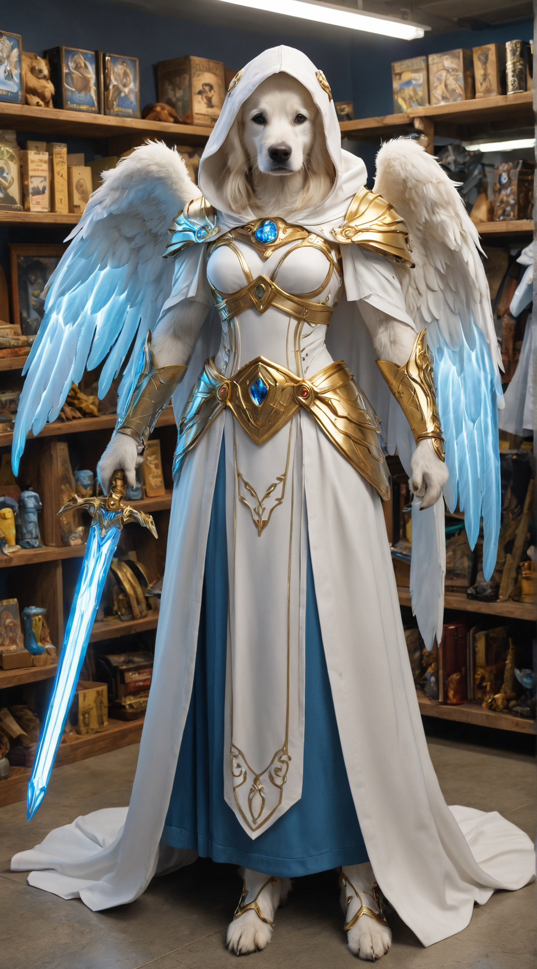 ai character: Heavenhound Mom background