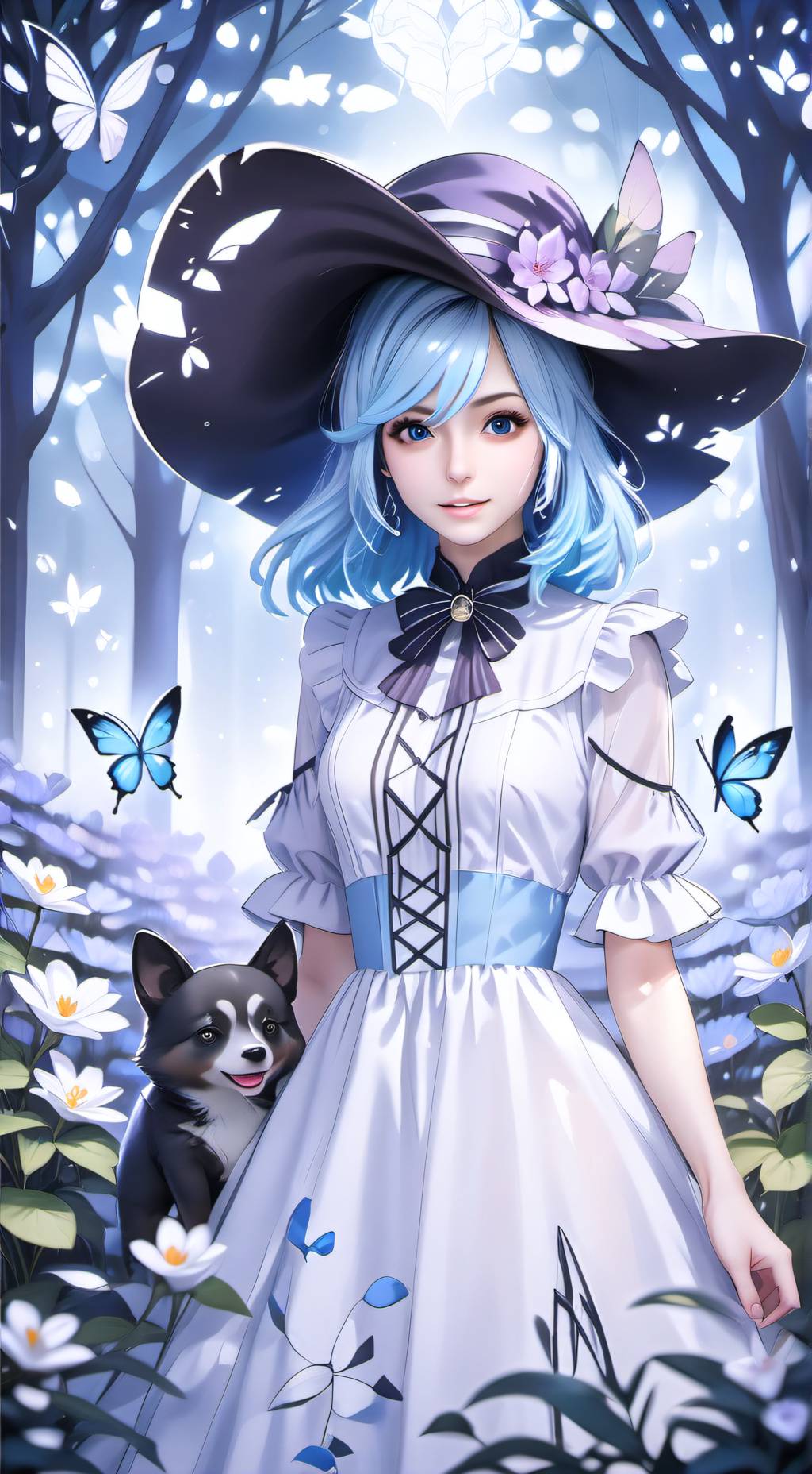 ai character: Hope Hazbin background