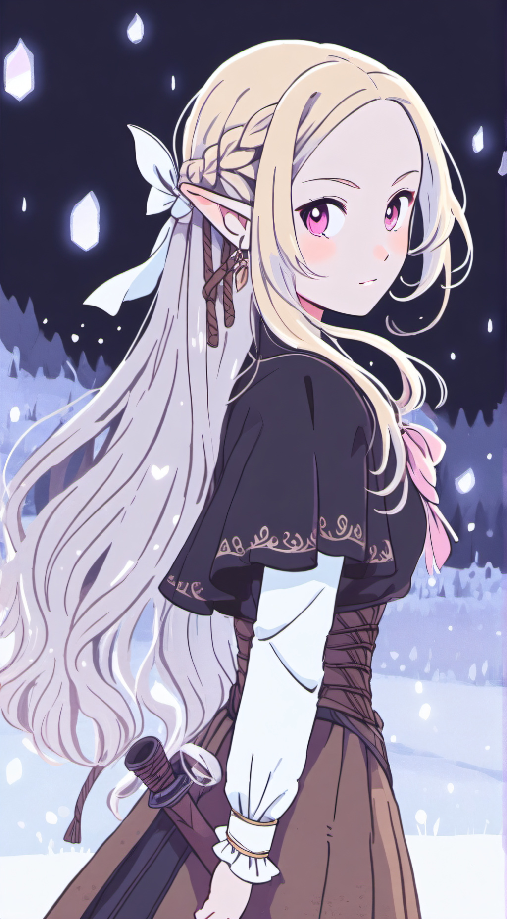 ai character: Elfridia  background