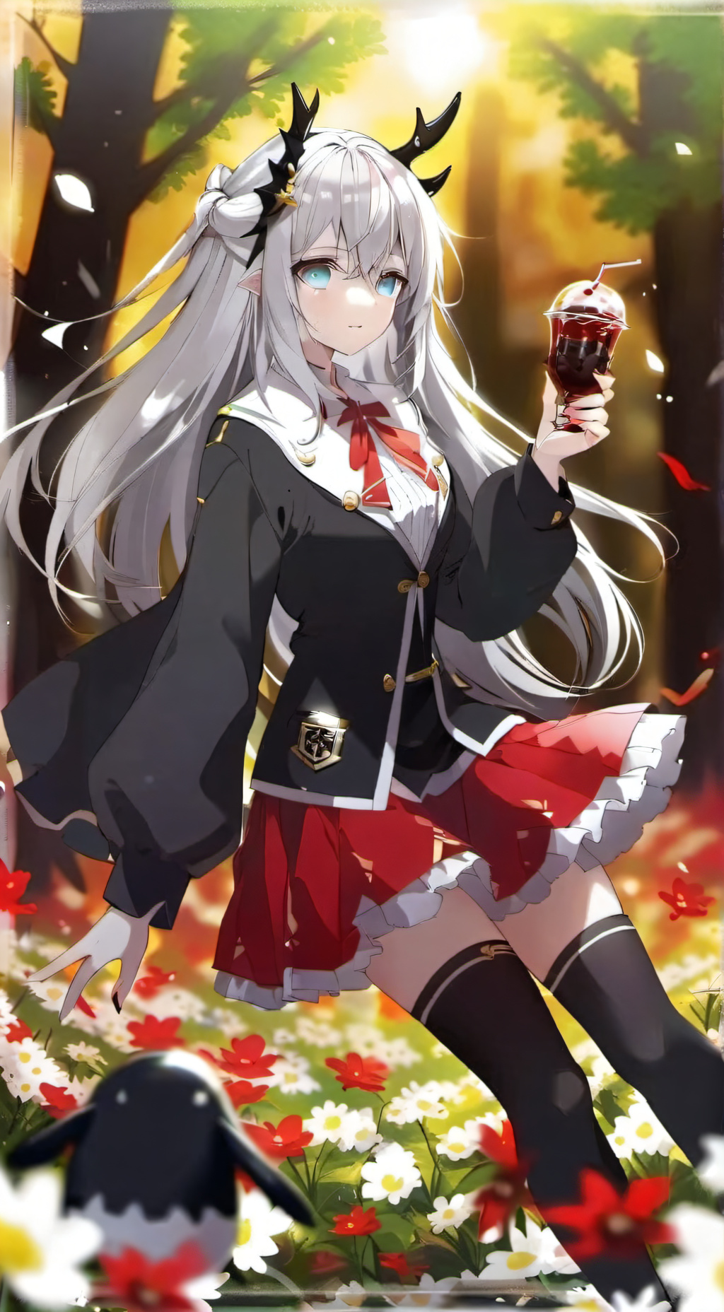 ai character: Andrea  background