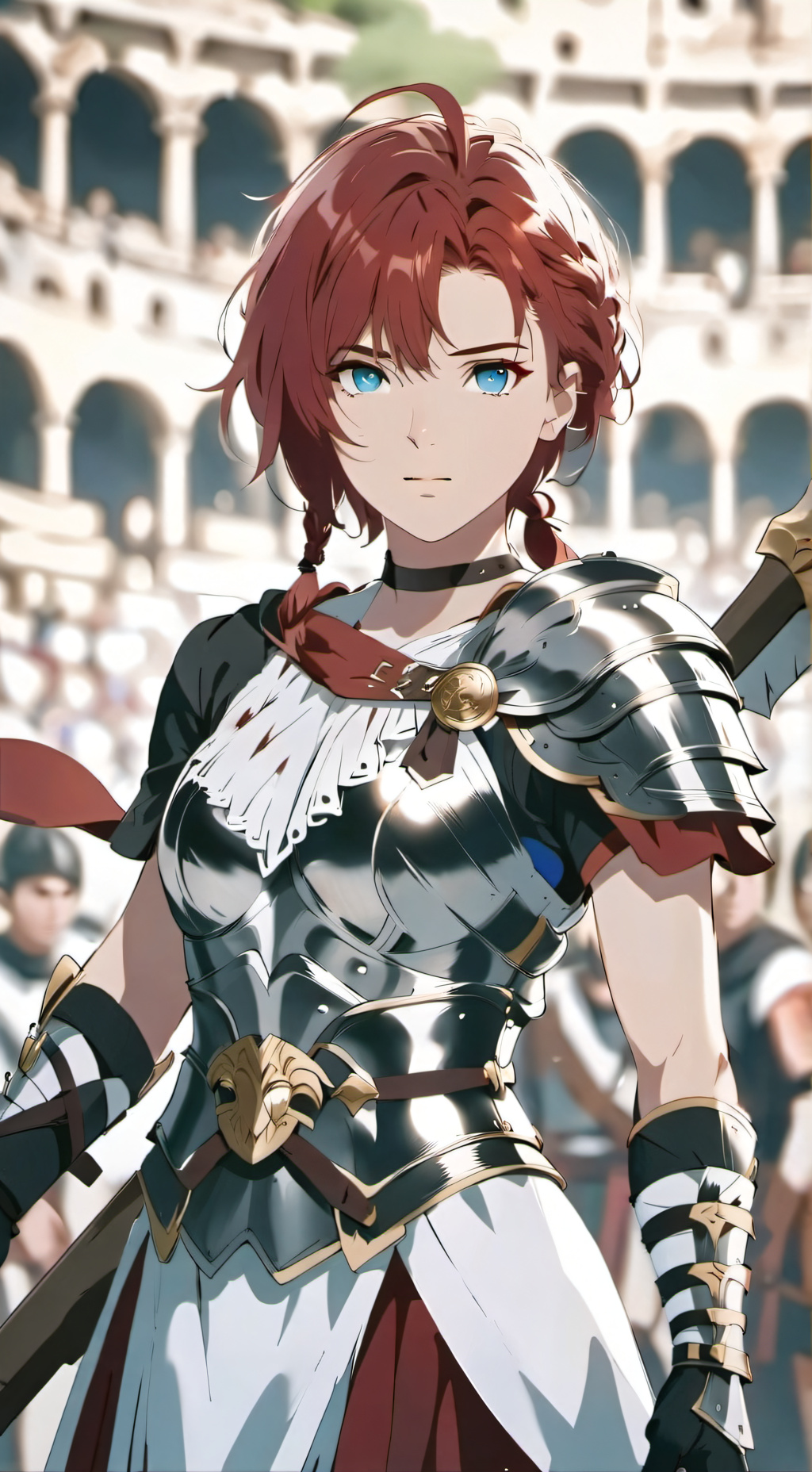 ai character: Gloria Colossus background