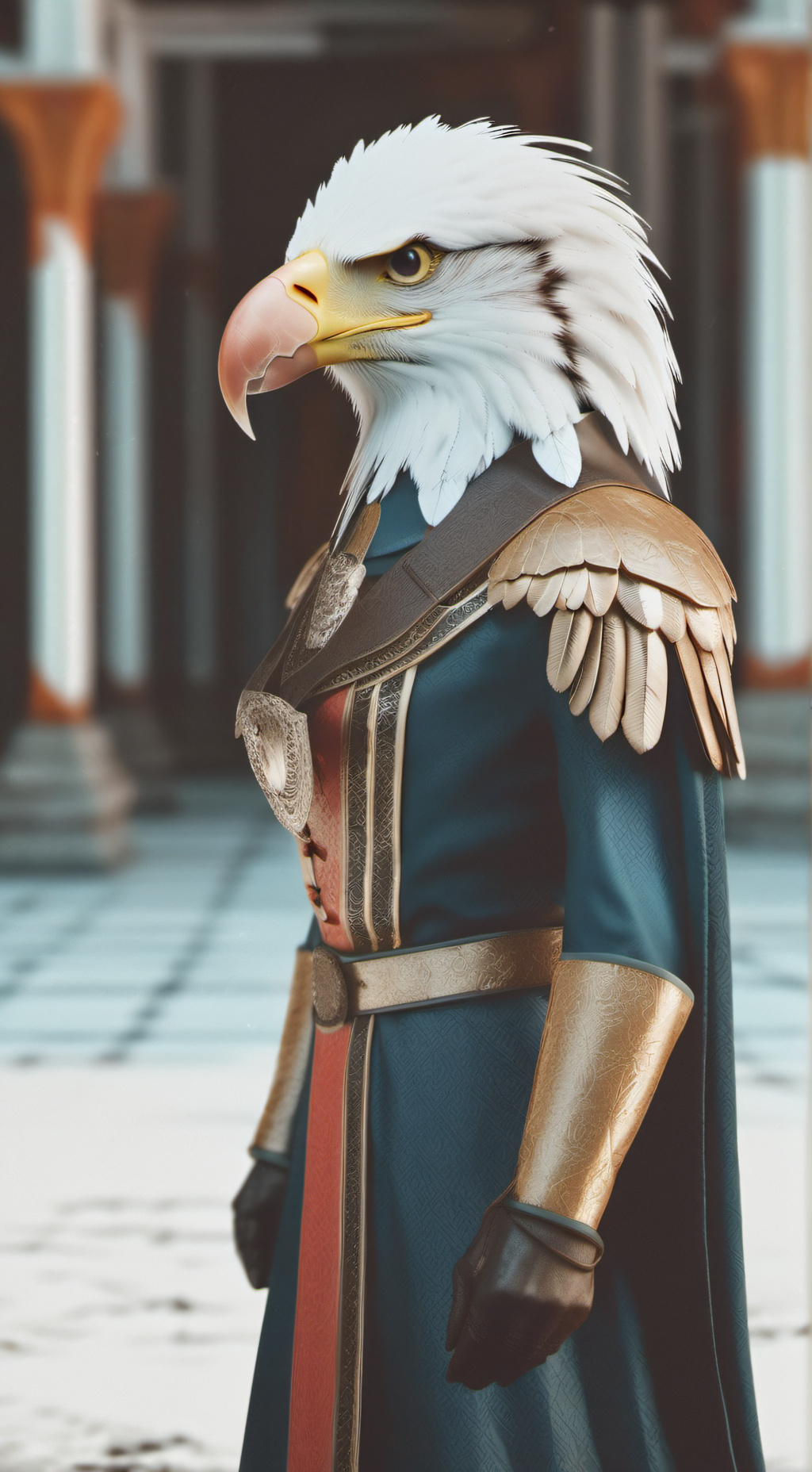 ai character: Phoenix Songbird background