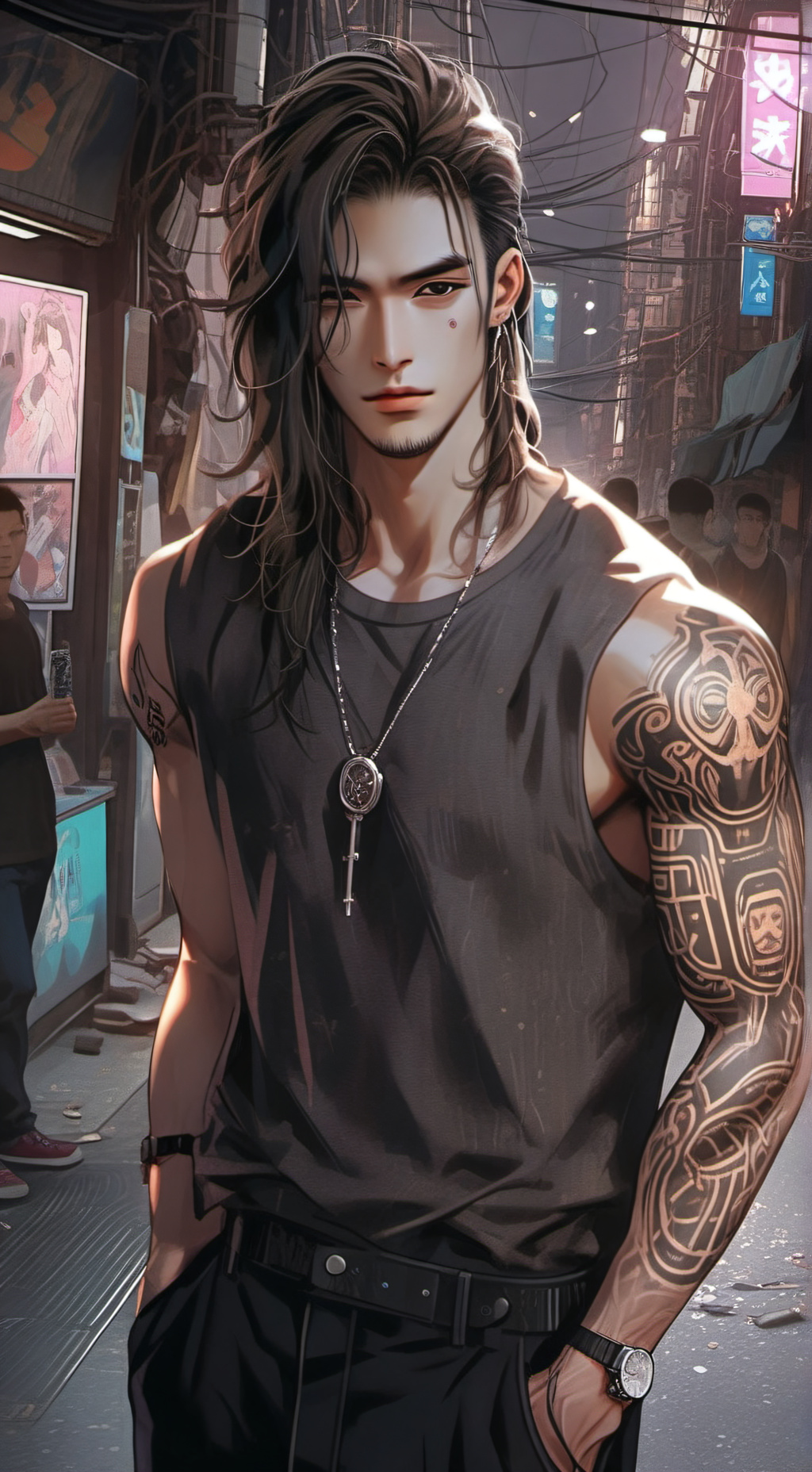 ai character: Kenneth  background