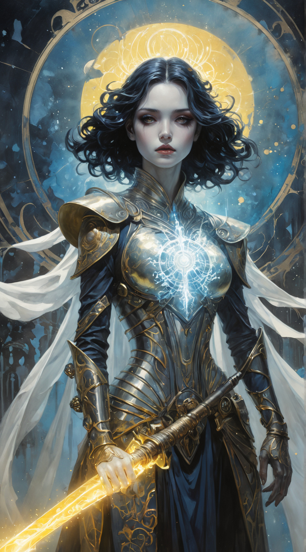 ai character: Sybil Noctua background