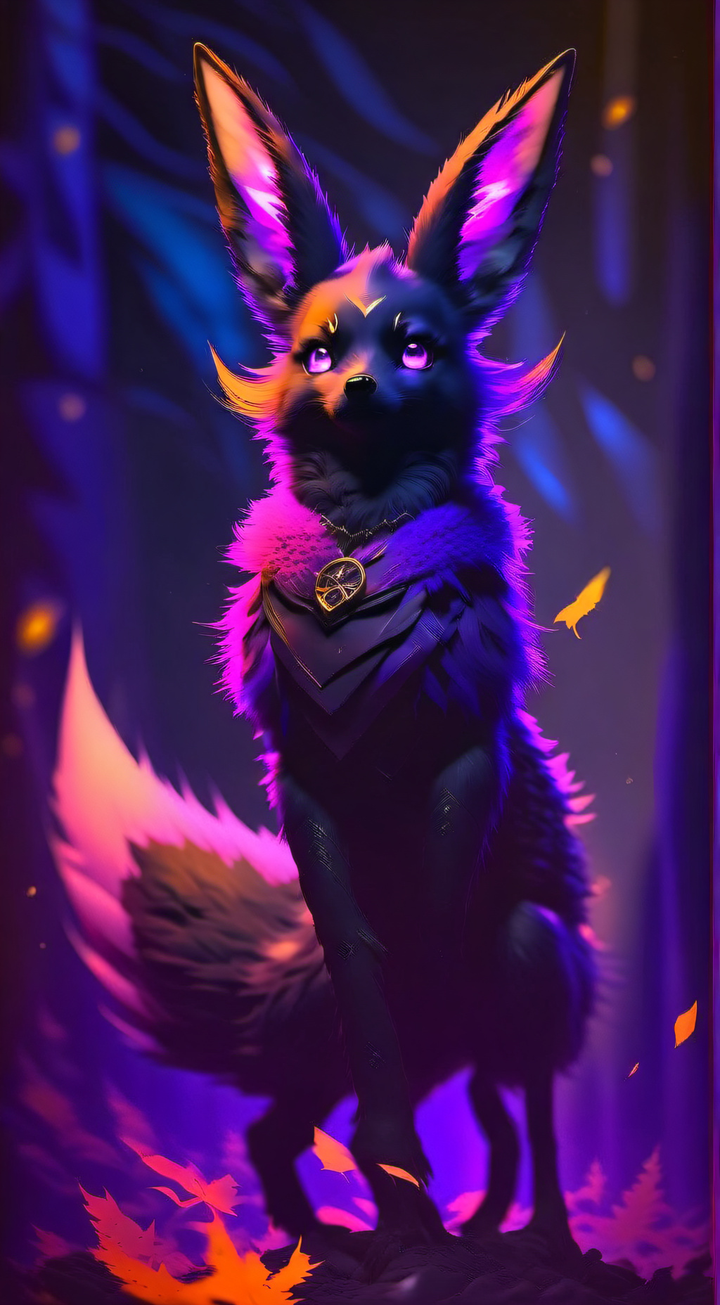 ai character: Eevow  background