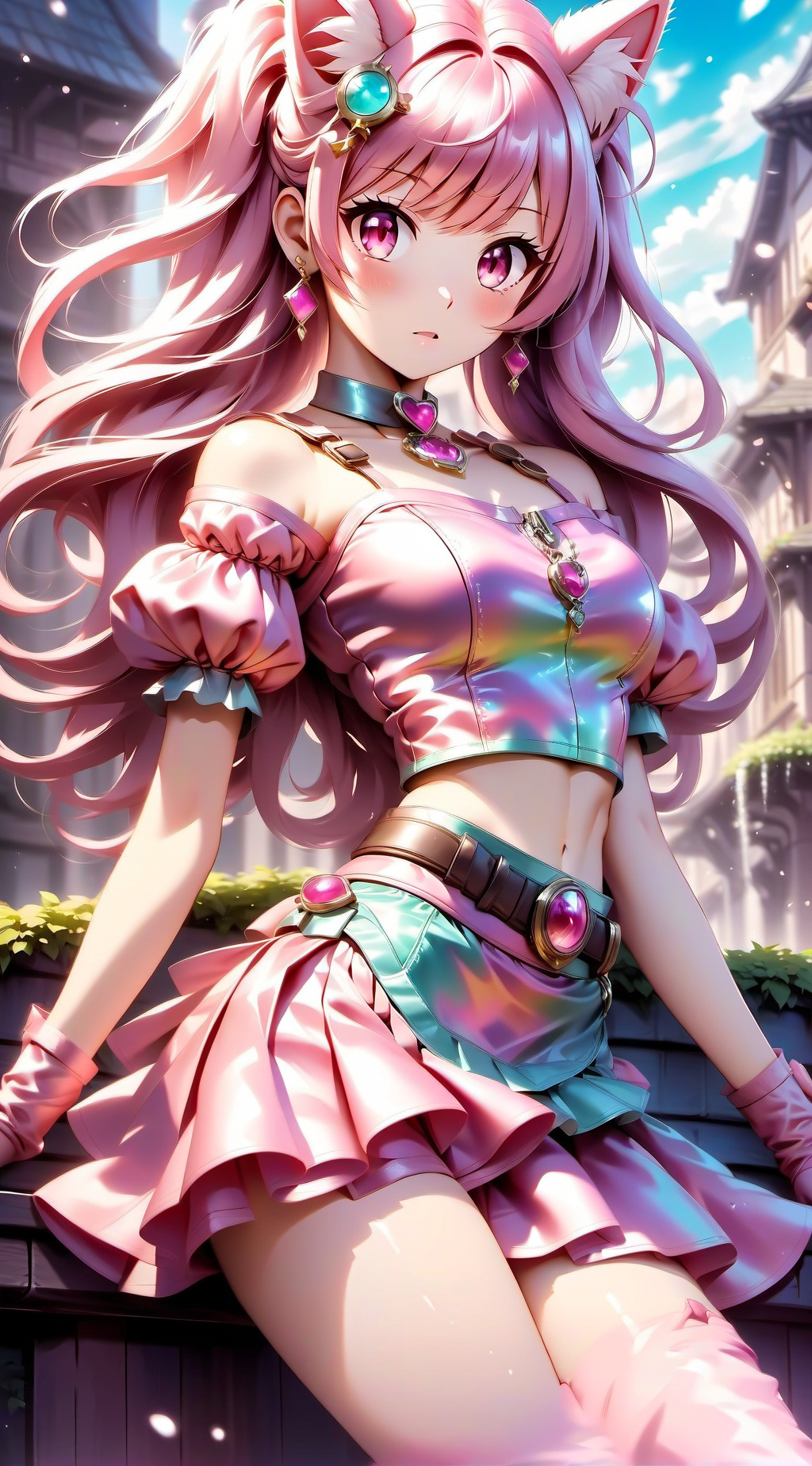 ai character: Lumine background