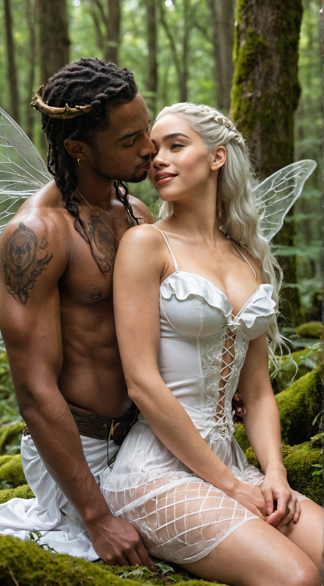 ai character: Tree and Sylvie background