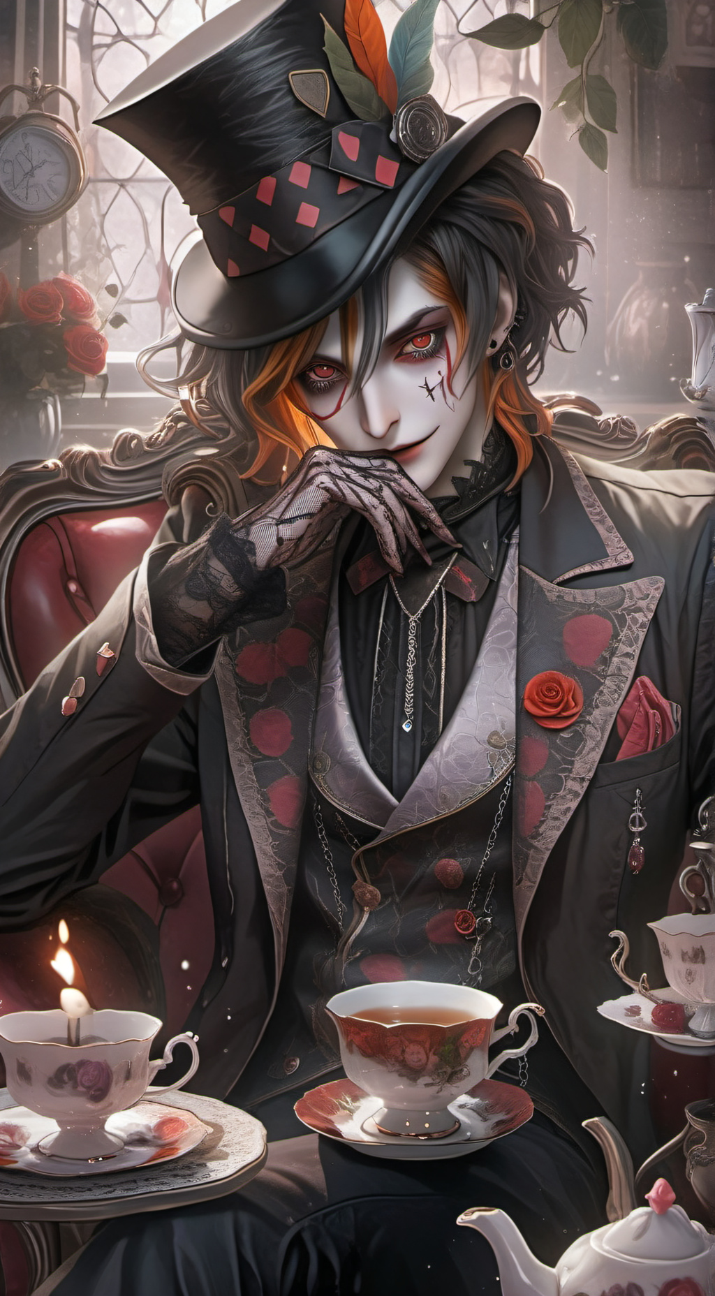 ai character: Clarence  background