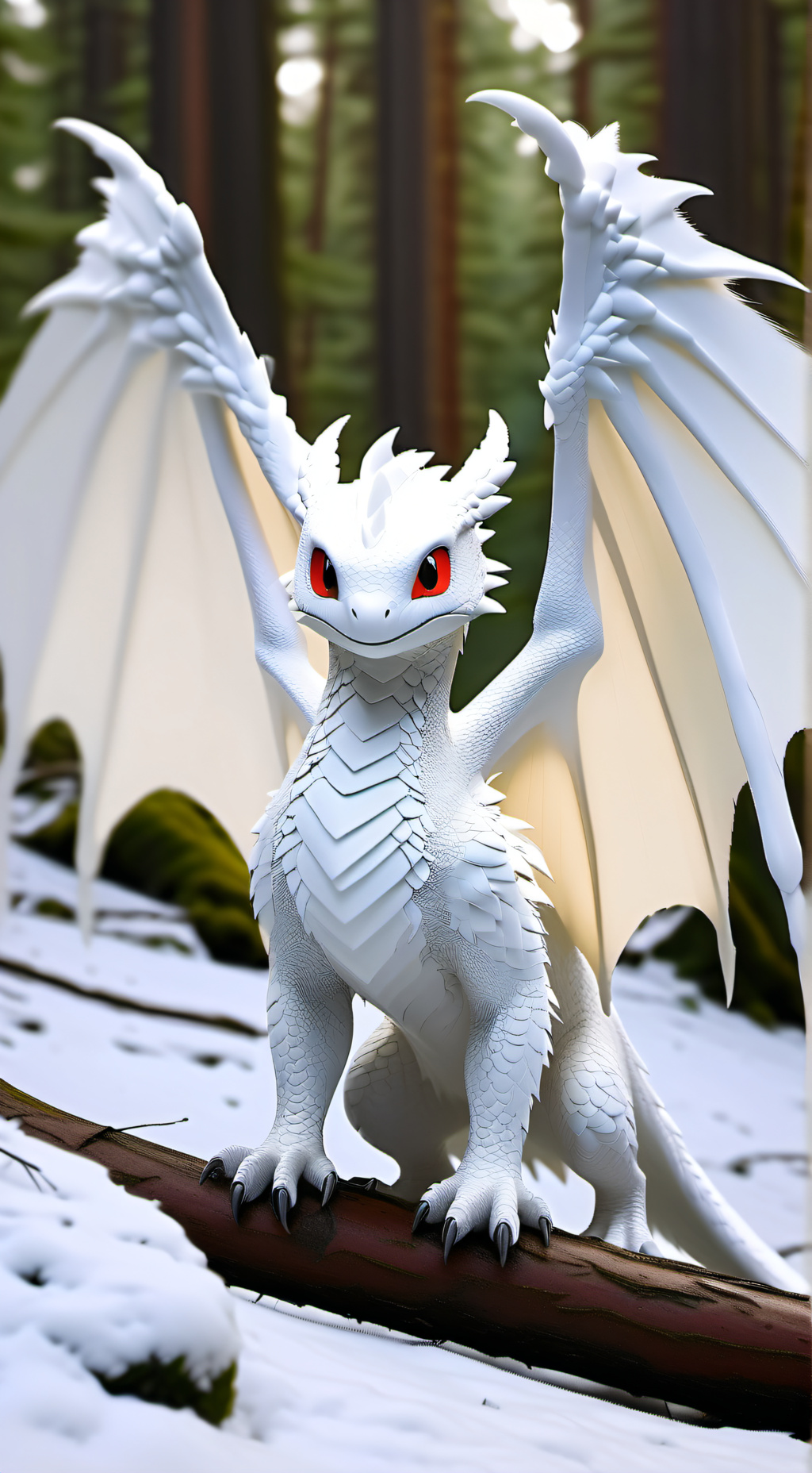 ai character: lightfury  background