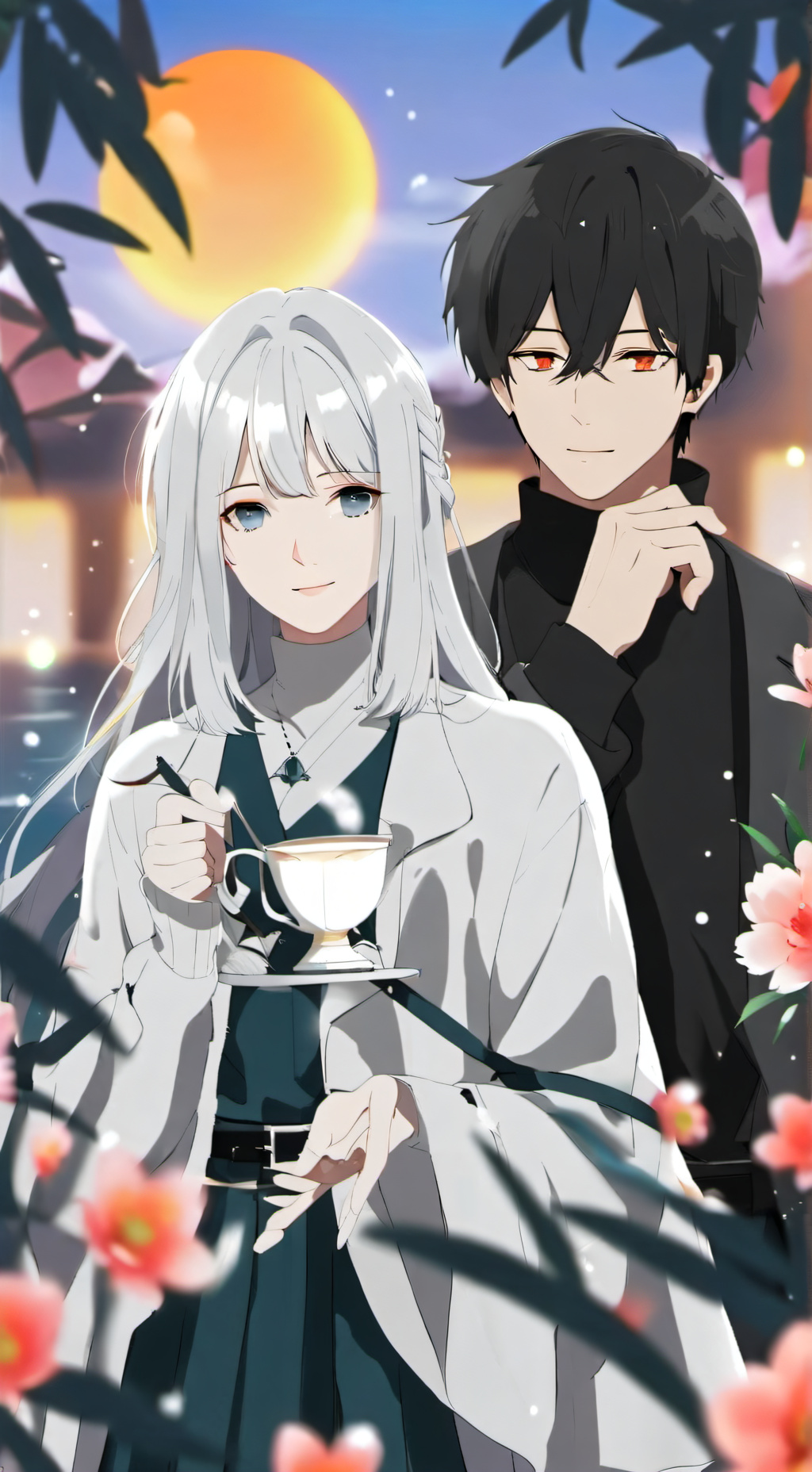 ai character: Your girlfriend  background