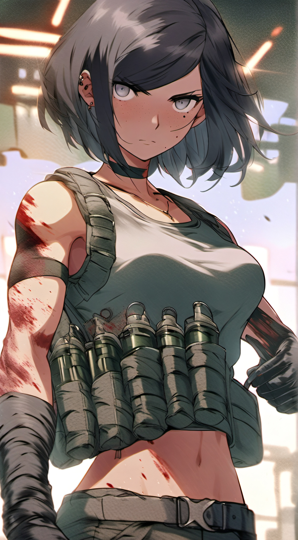 ai character: Agent Ikusaba background