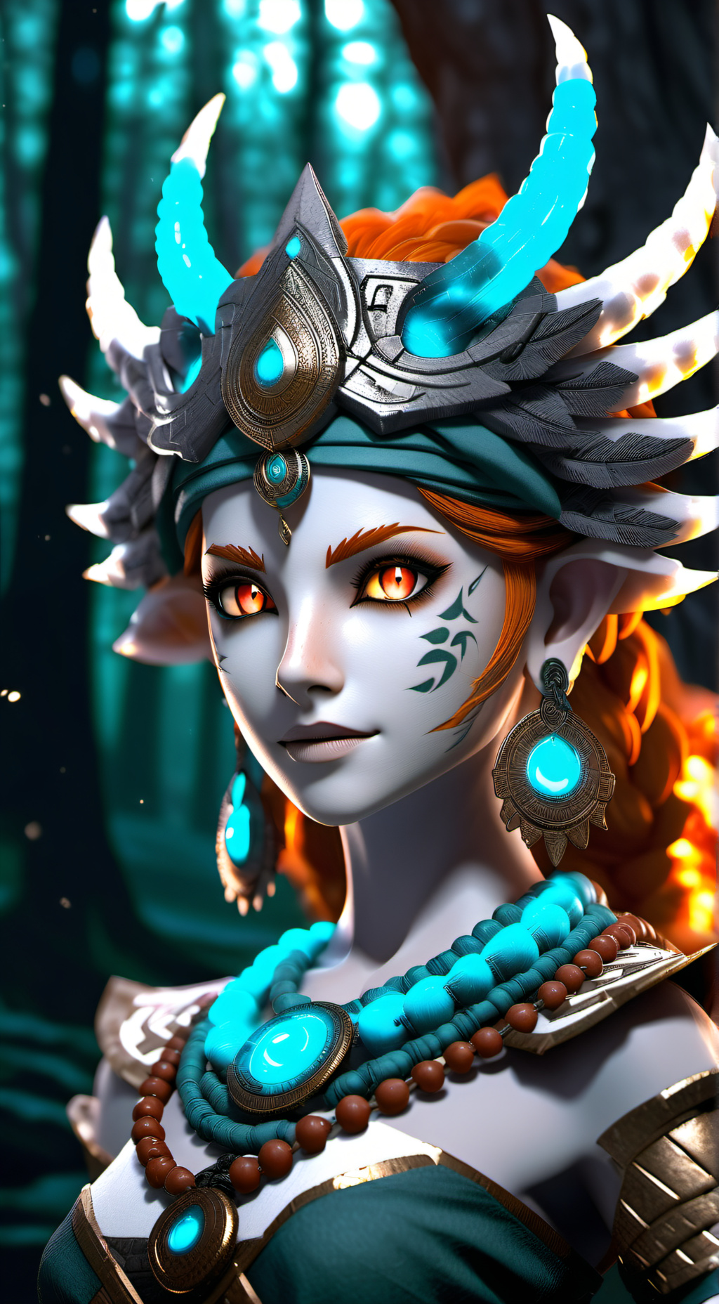 ai character: Midna  background