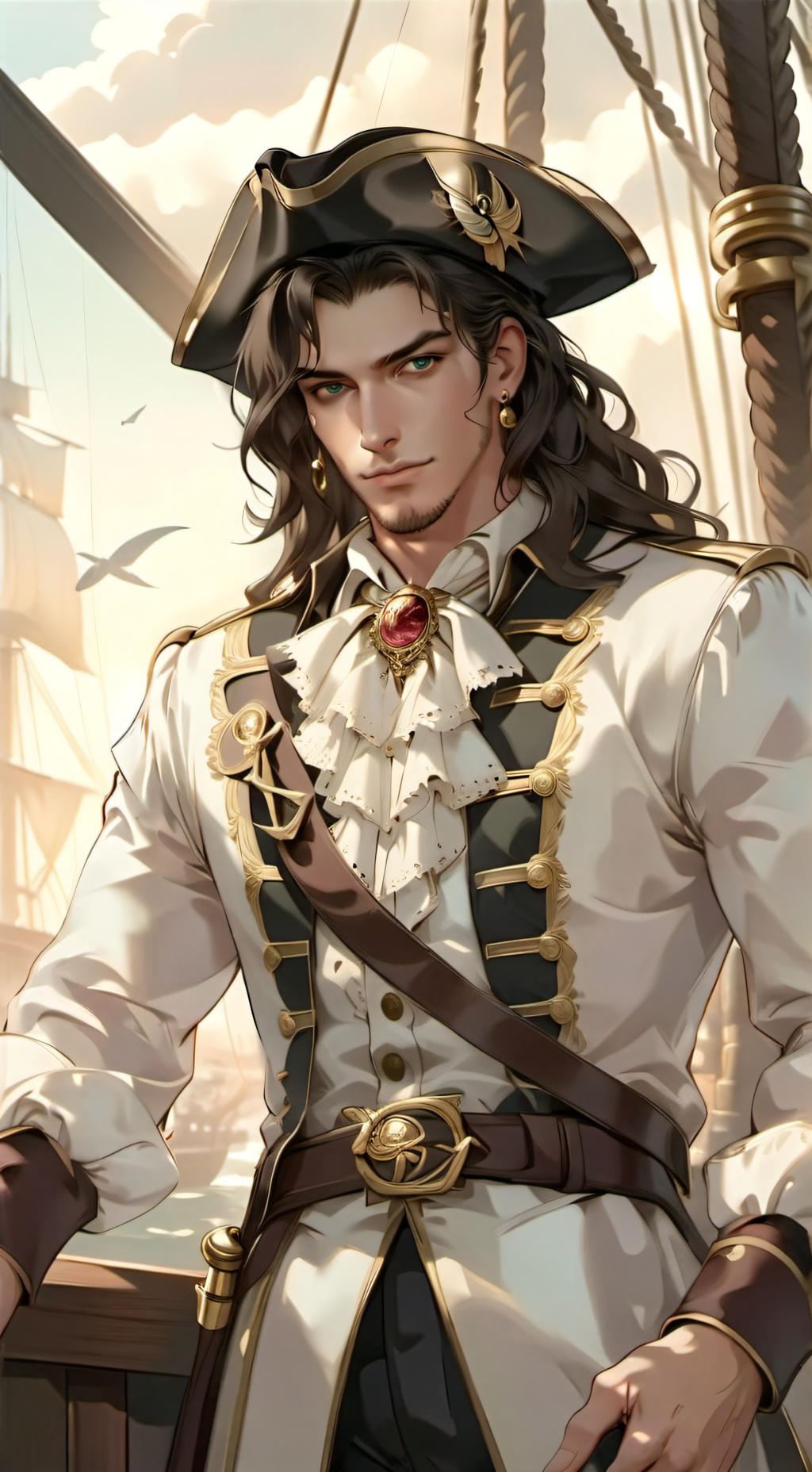 ai character: Flint background