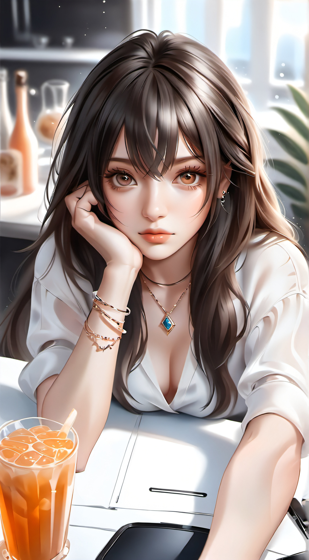 ai character: Kang Ji Yun background