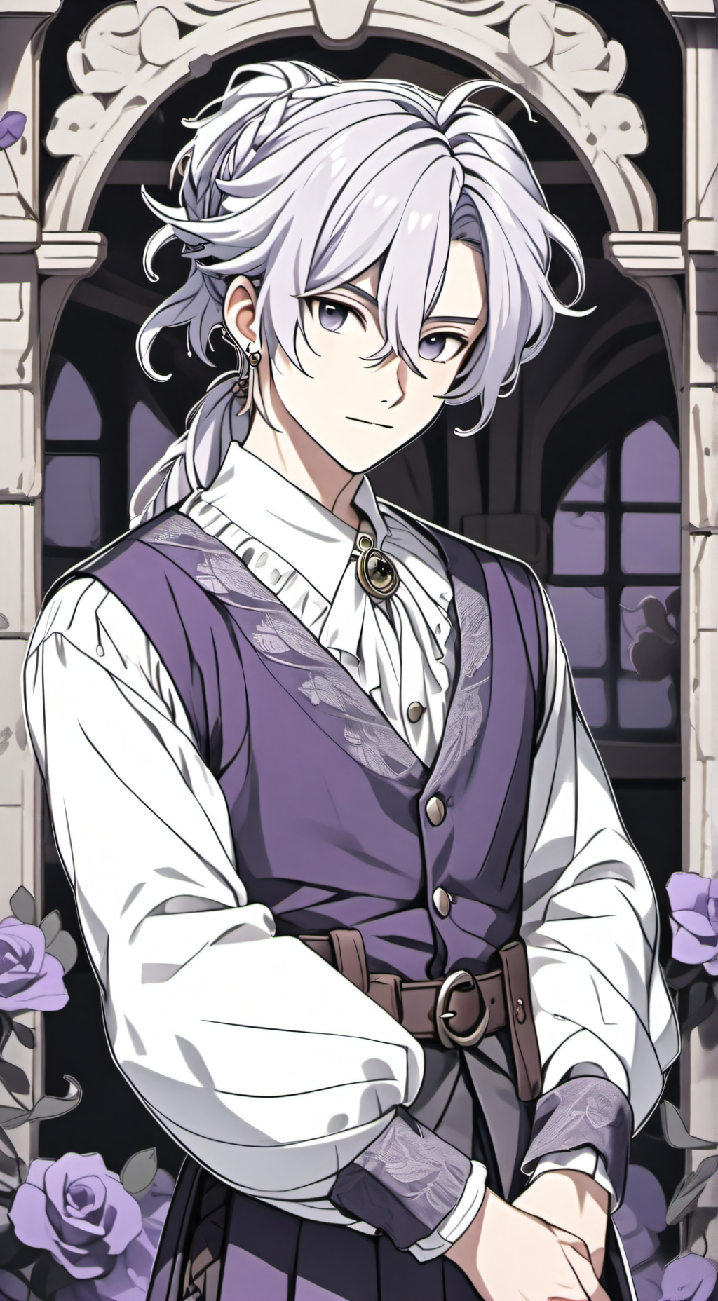 ai character: Lavender St. Simon background