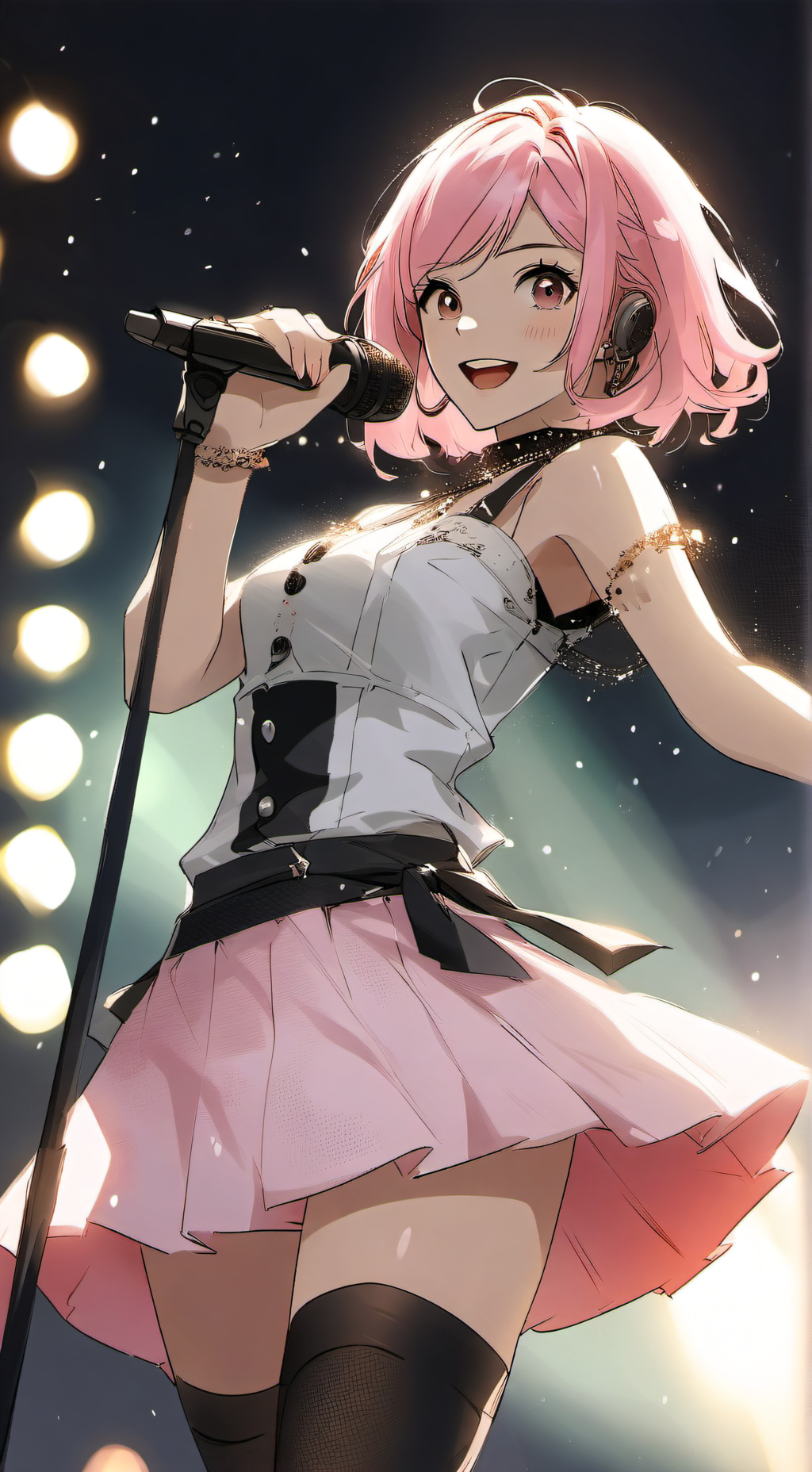 ai character: Cherry Bubblegum background