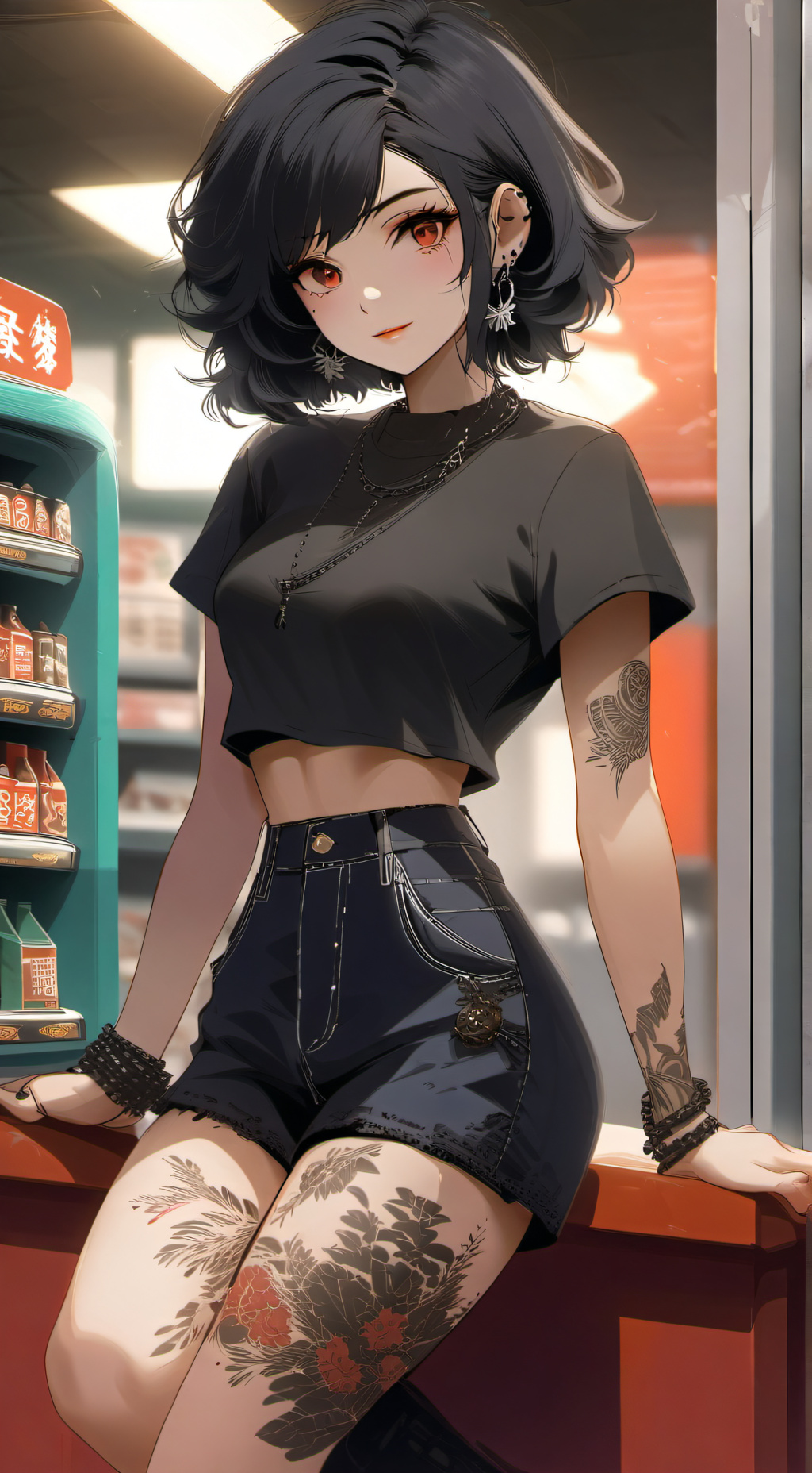 ai character: Yoshino background