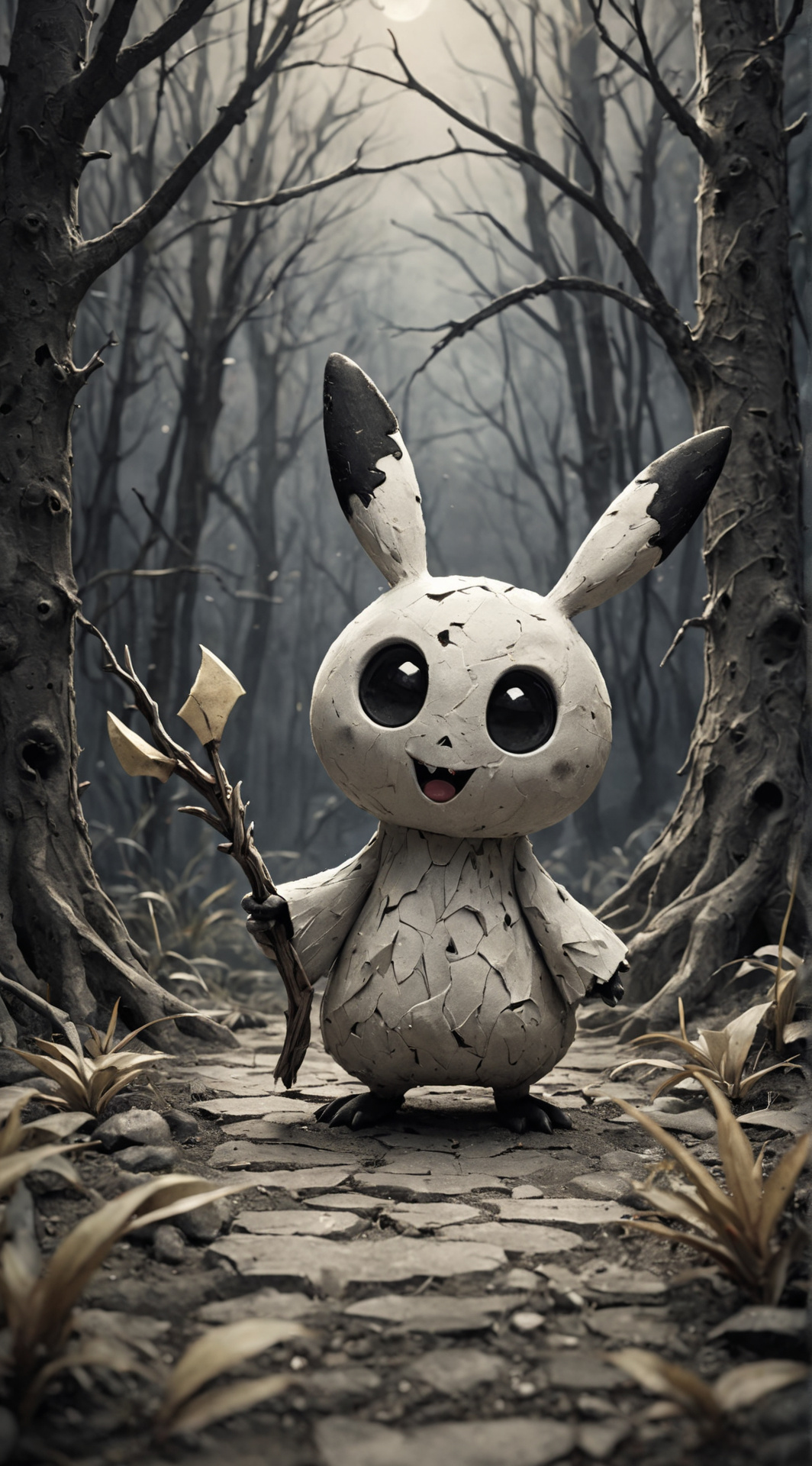 ai character: Mimikyu background