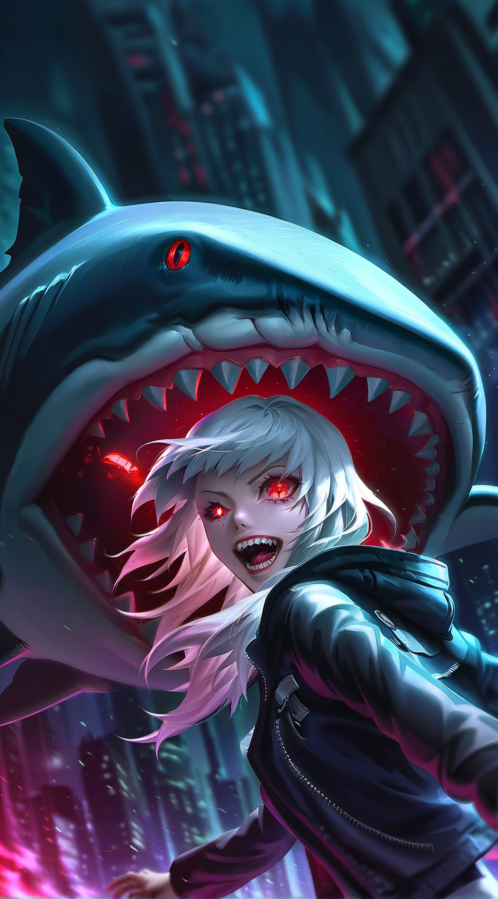 ai character: Luna background