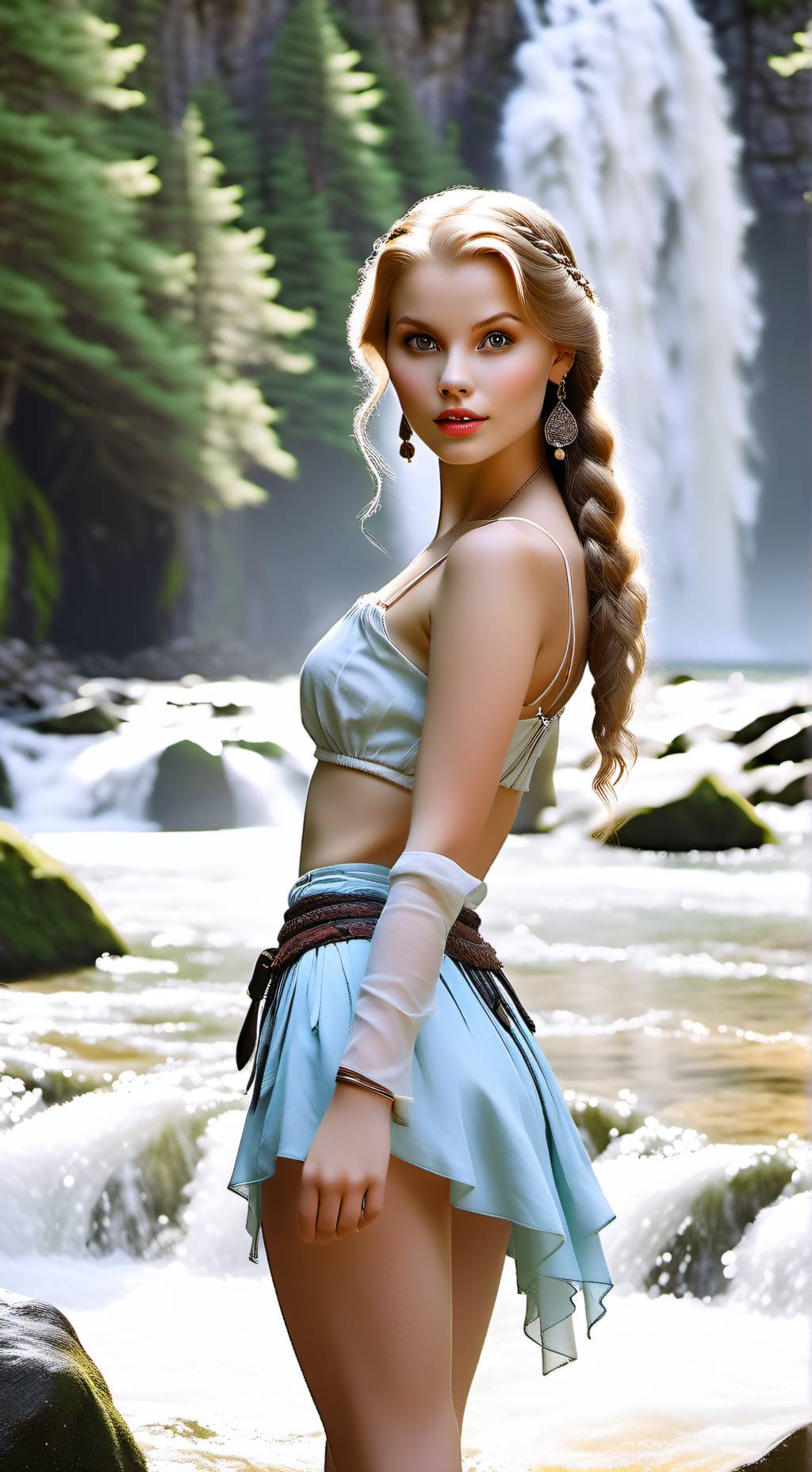 ai character: Rose background