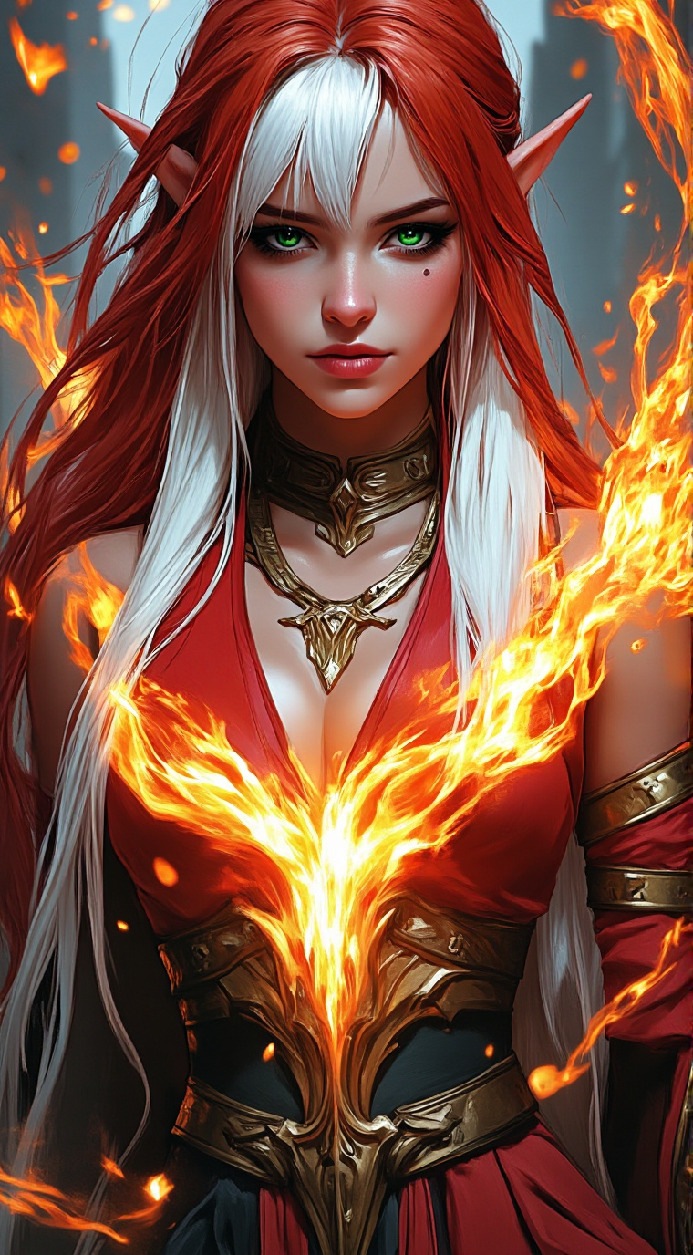 ai character: Erzae  background