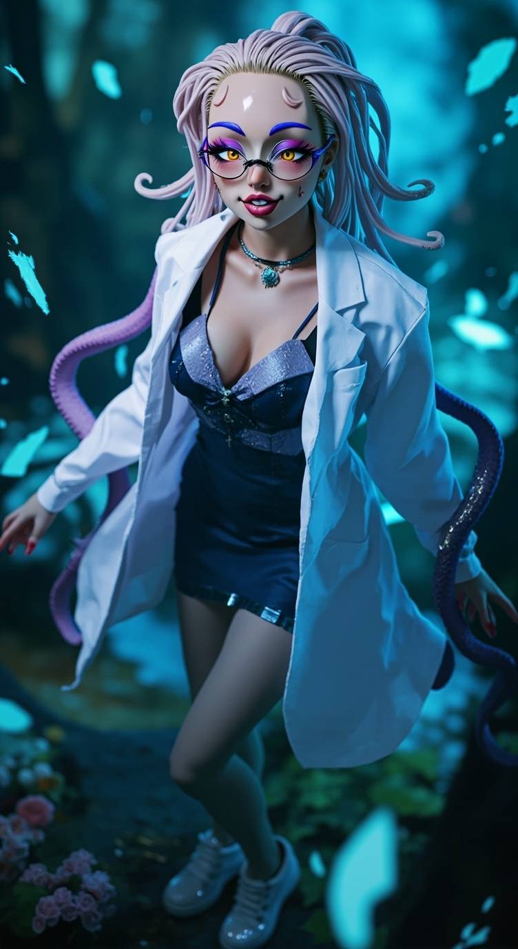 ai character: Dr. Tentaclea background