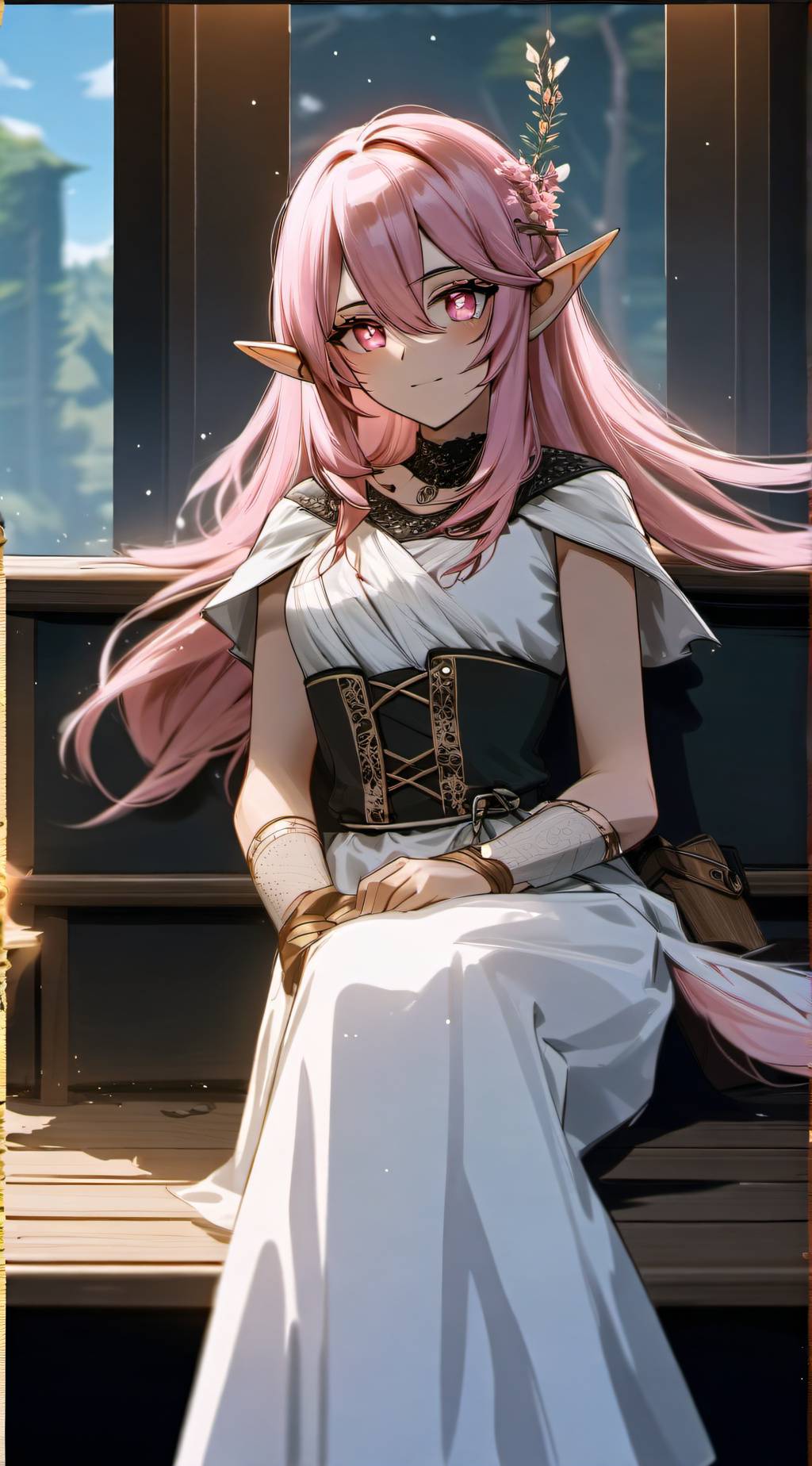 ai character: Helen  background