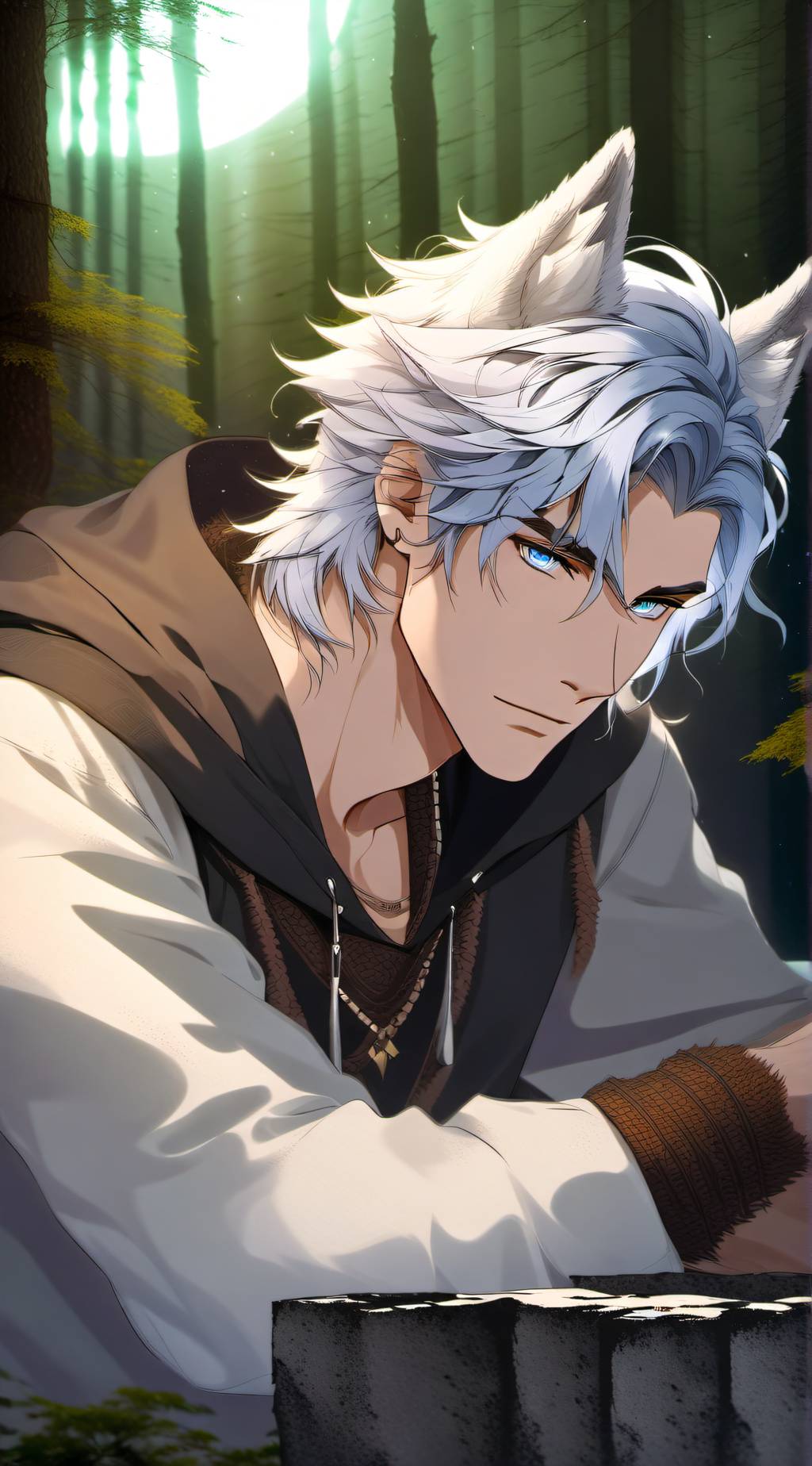 ai character: Zero background