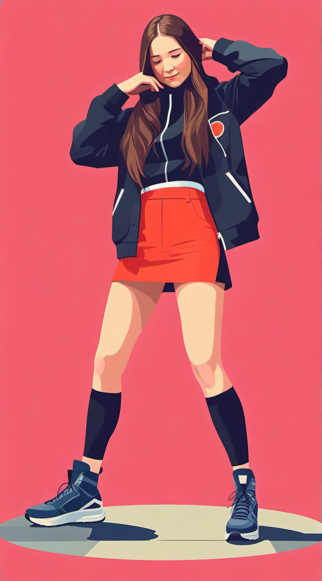 ai character: Emma  background